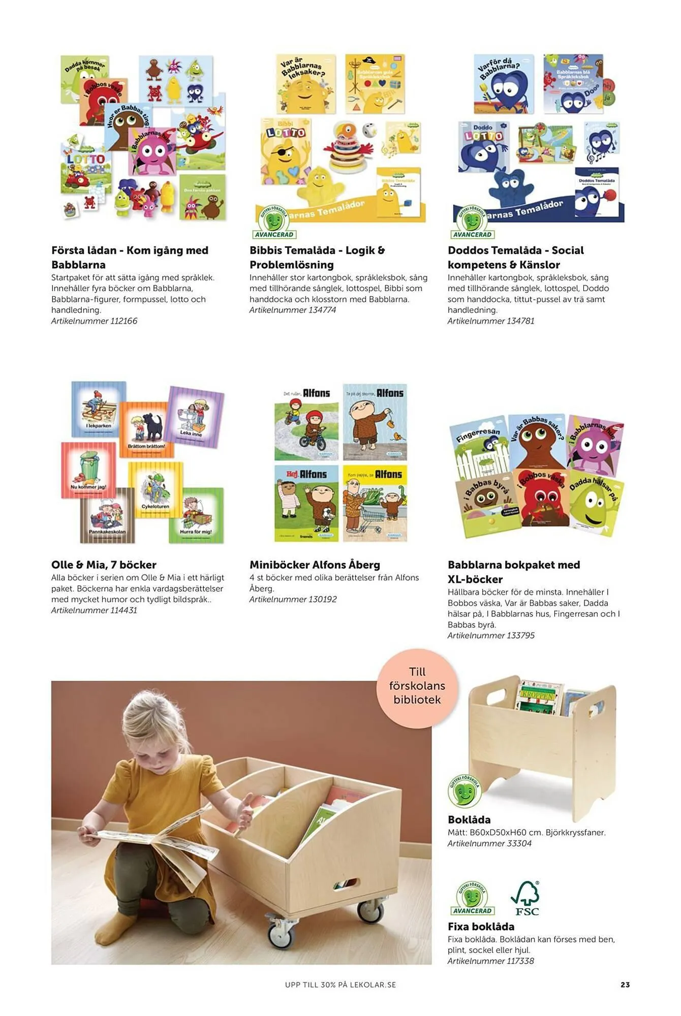 Lekolar reklamblad från 23 februari till 31 december 2024 - Reklamblad sidor 23