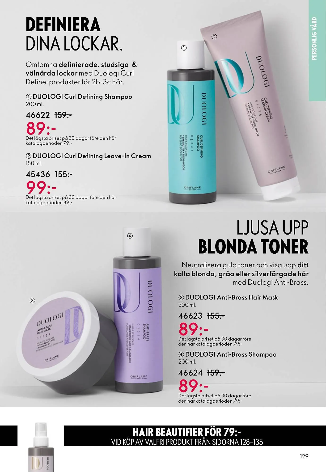 Oriflame reklamblad från 29 oktober till 18 november 2025 - Reklamblad sidor 129