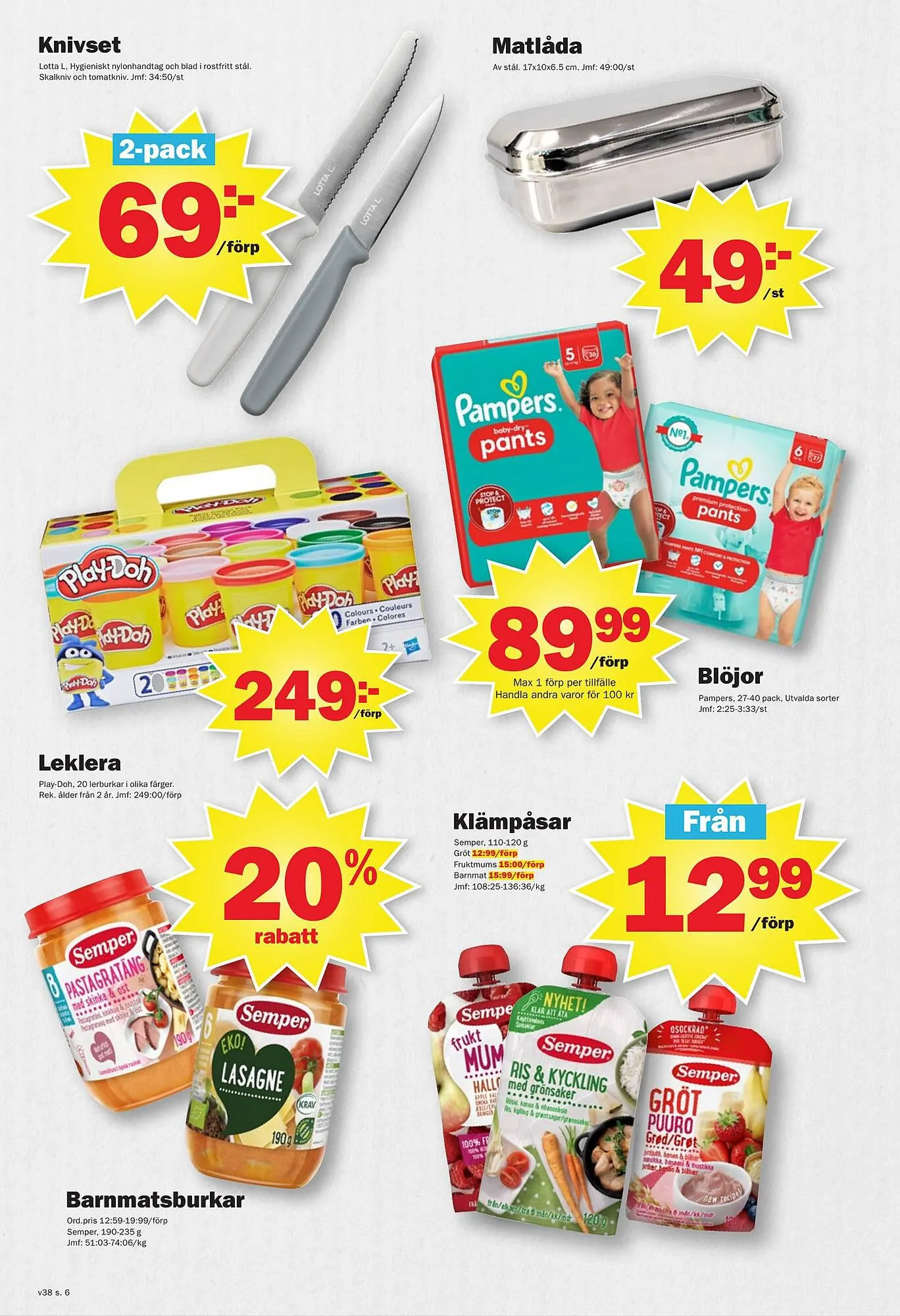 Pekås reklamblad från 18 september till 24 september 2023 - Reklamblad sidor 6