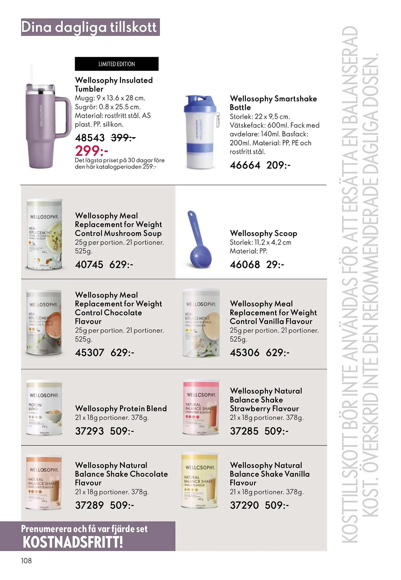Oriflame reklamblad från 14 september till 7 oktober 2025 - Reklamblad sidor 108