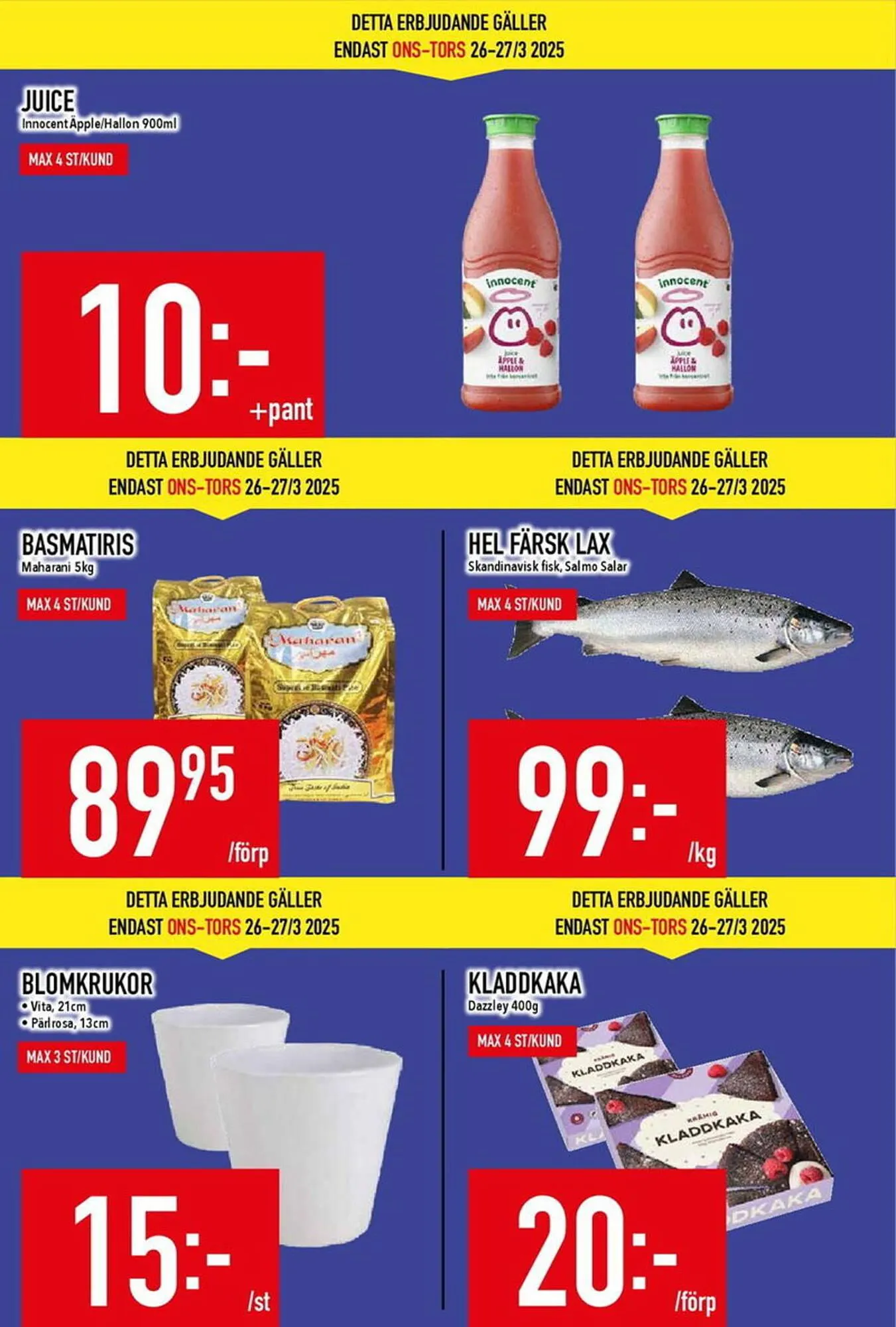Matdax reklamblad från 24 mars till 30 mars 2025 - Reklamblad sidor 3