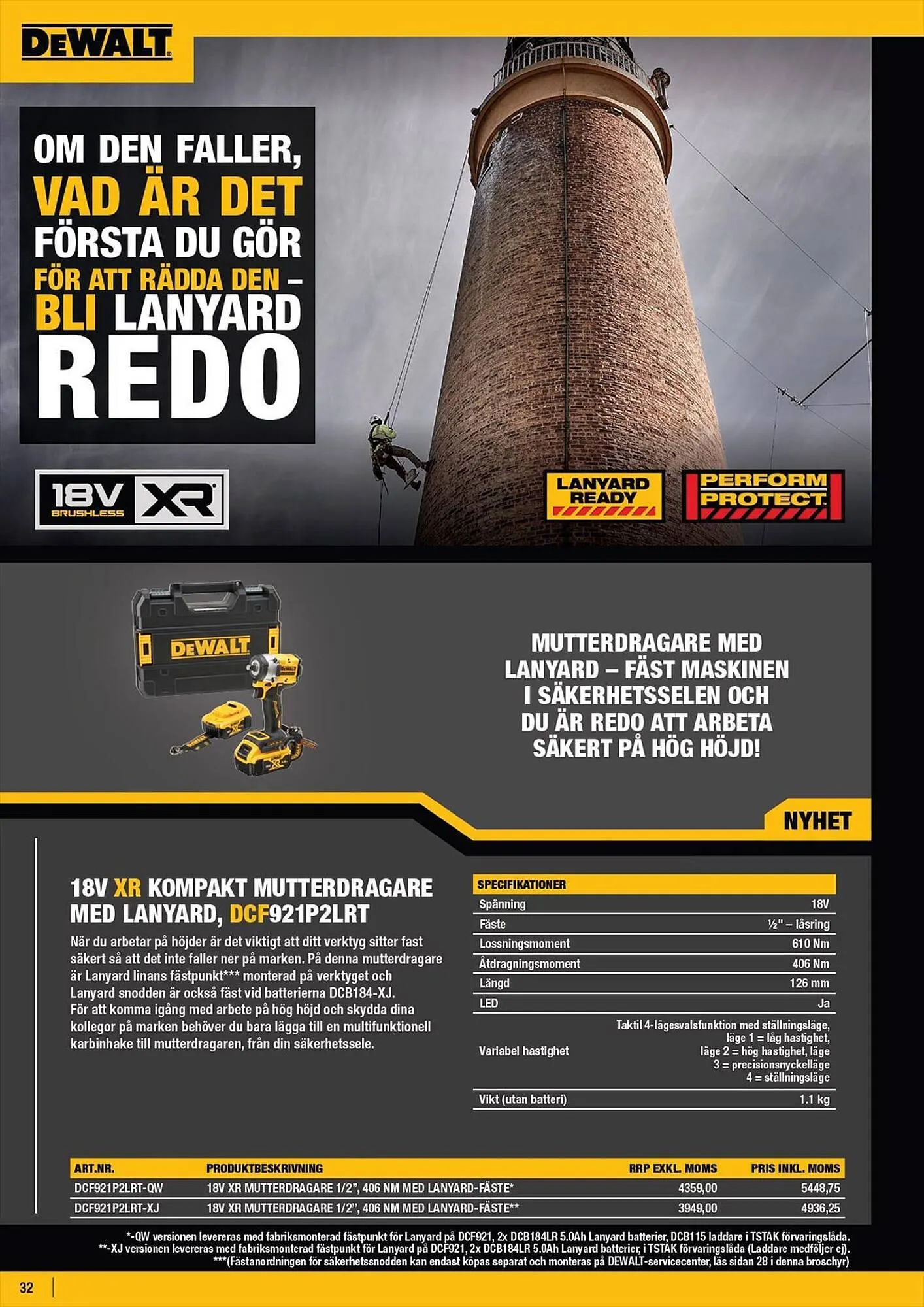 Dewalt reklamblad från 5 maj till 31 december 2023 - Reklamblad sidor 32