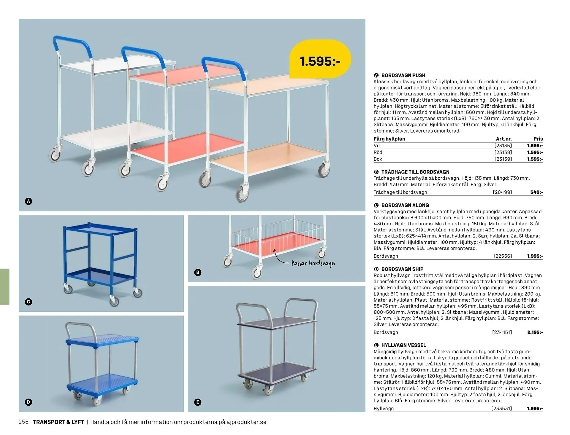 AJ Produkter reklamblad från 1 januari till 31 december 2025 - Reklamblad sidor 256
