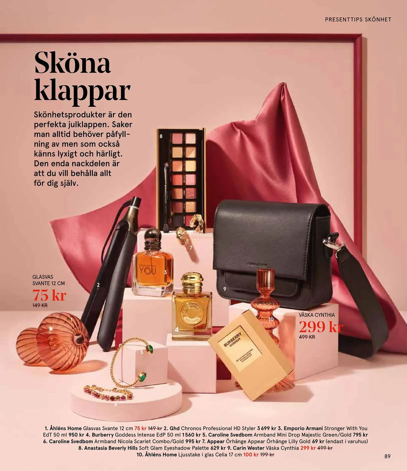 Åhléns reklamblad från 25 november till 24 december 2024 - Reklamblad sidor 89