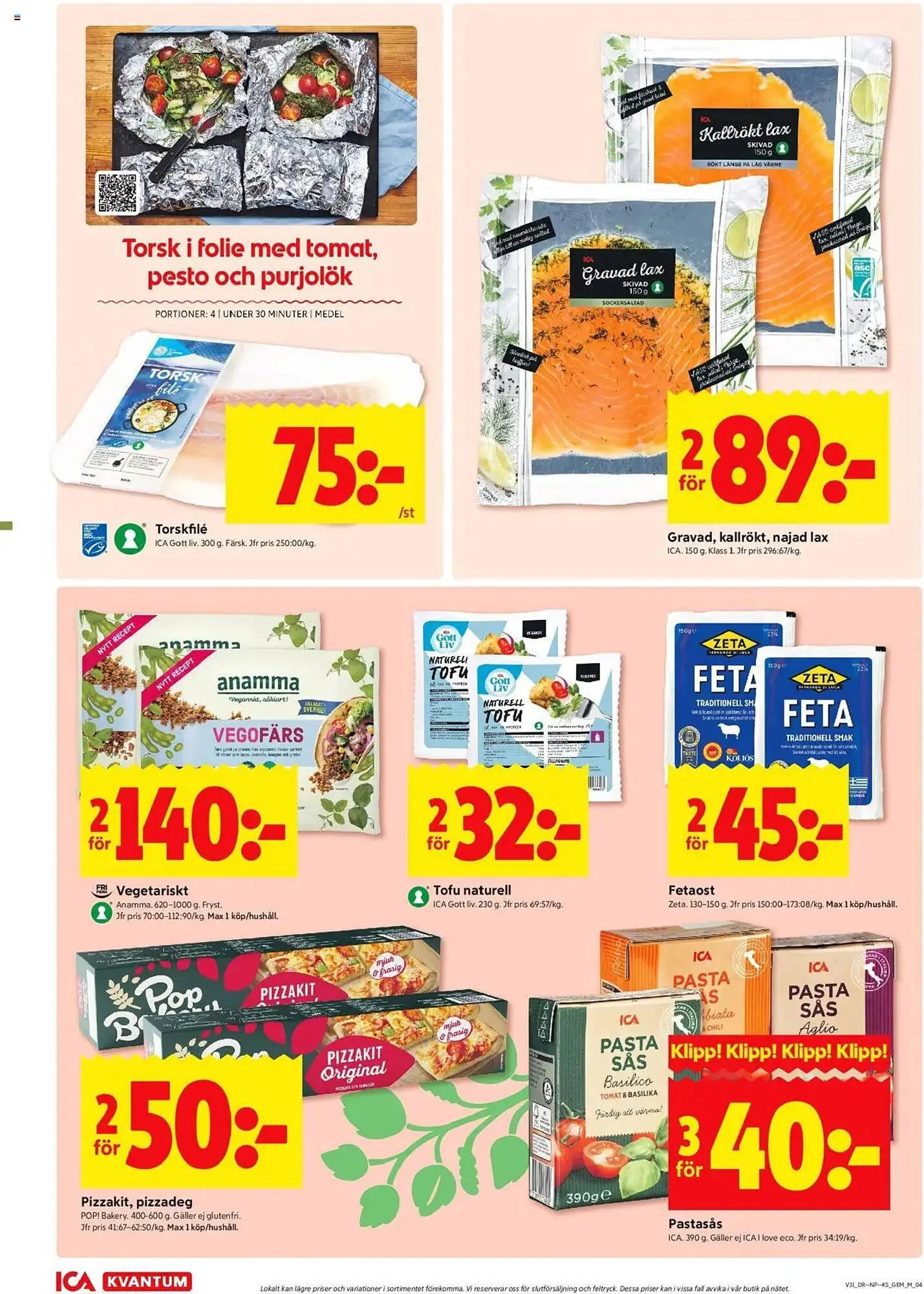 ICA Kvantum reklamblad från 28 juli till 3 augusti 2025 - Reklamblad sidor 4
