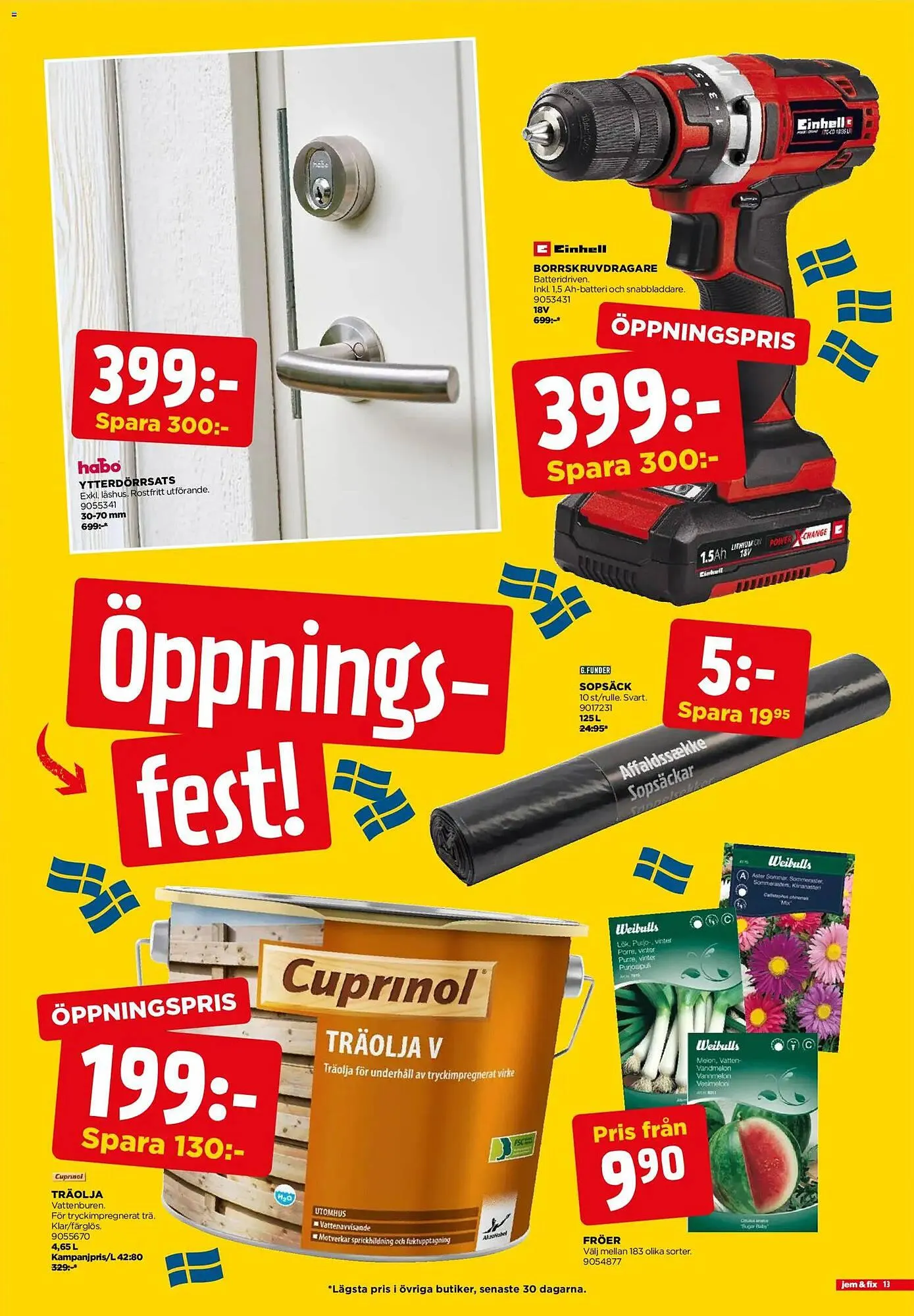 Jem&Fix reklamblad från 17 mars till 22 mars 2026 - Reklamblad sidor 13