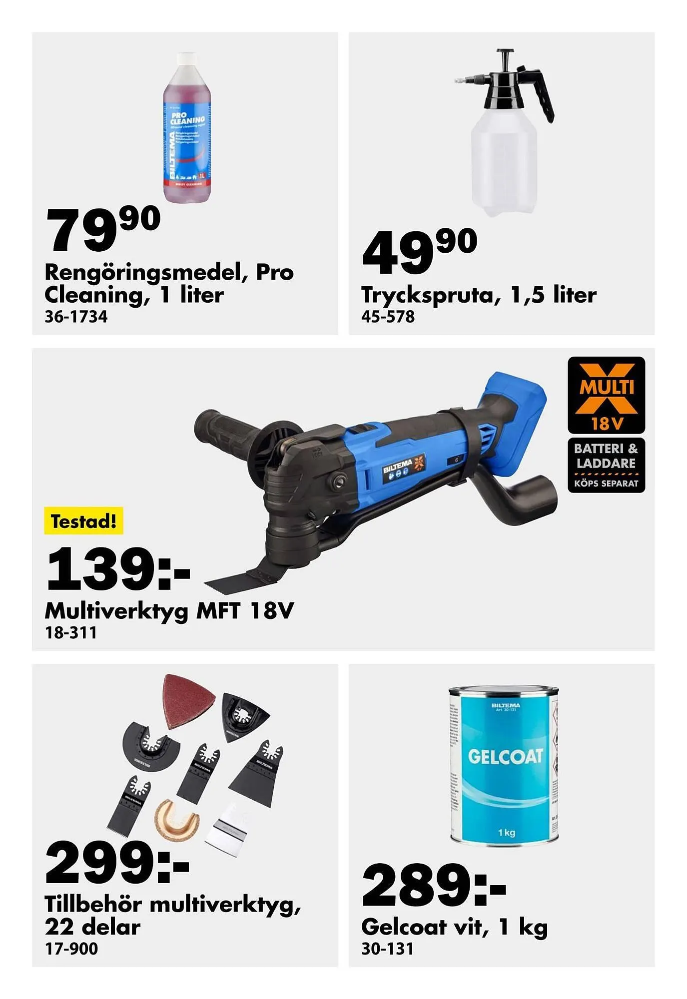 Biltema reklamblad från 25 februari till 25 mars 2026 - Reklamblad sidor 7