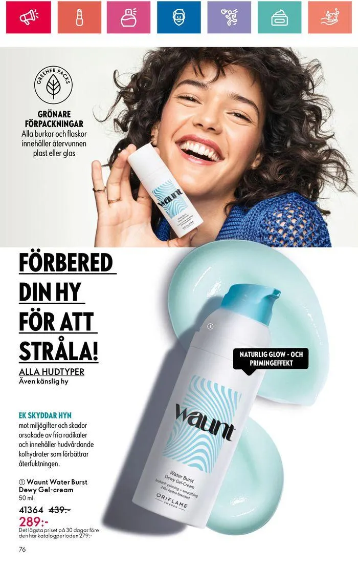 Oriflame reklamblad från 20 juni till 4 juli 2024 - Reklamblad sidor 76