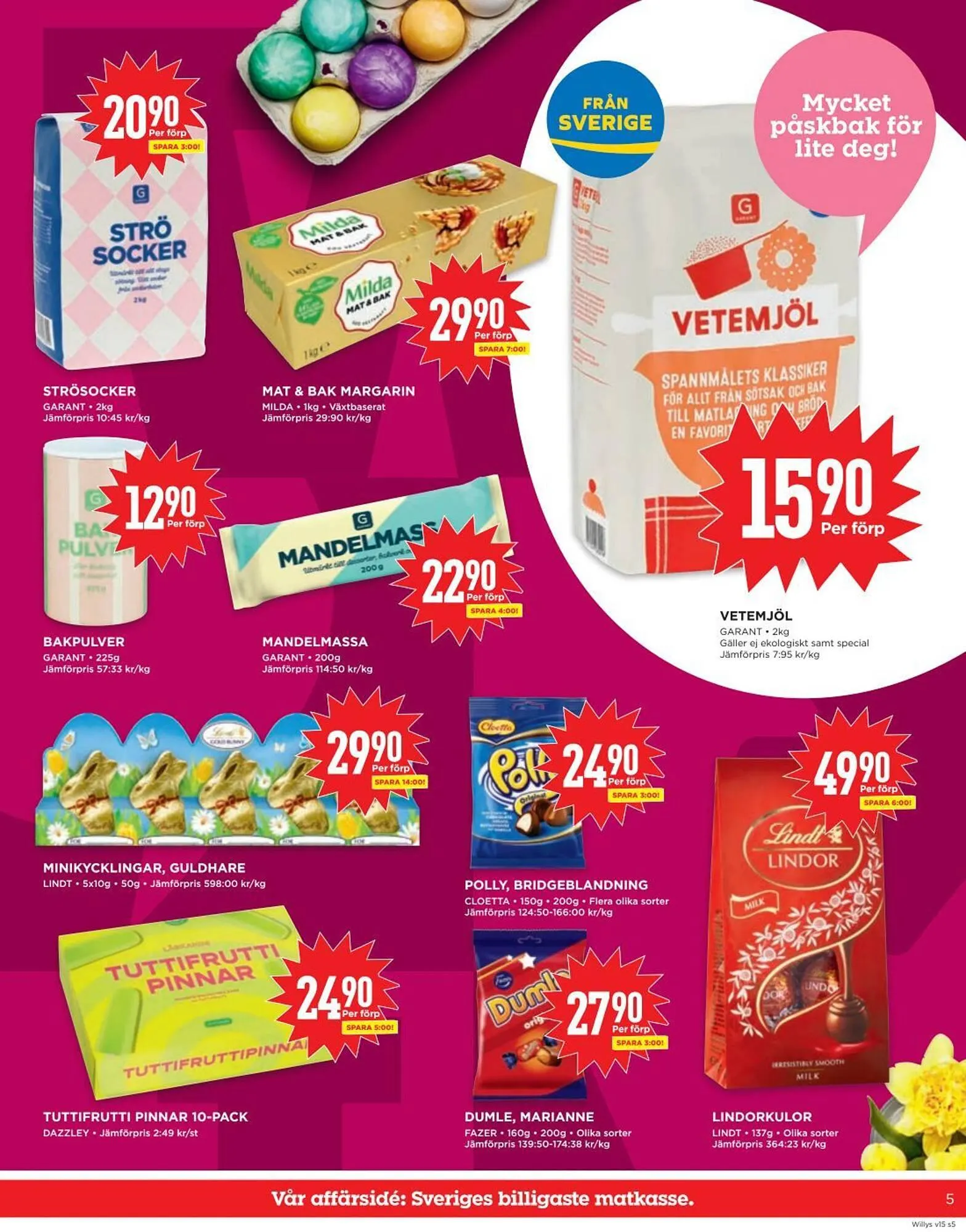Willys reklamblad från 7 april till 14 april 2025 - Reklamblad sidor 5