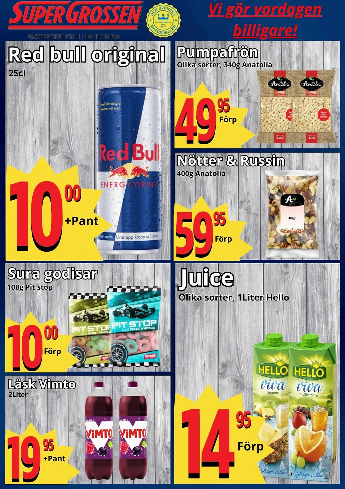 Supergrossen reklamblad från 11 januari till 19 januari 2026 - Reklamblad sidor 12