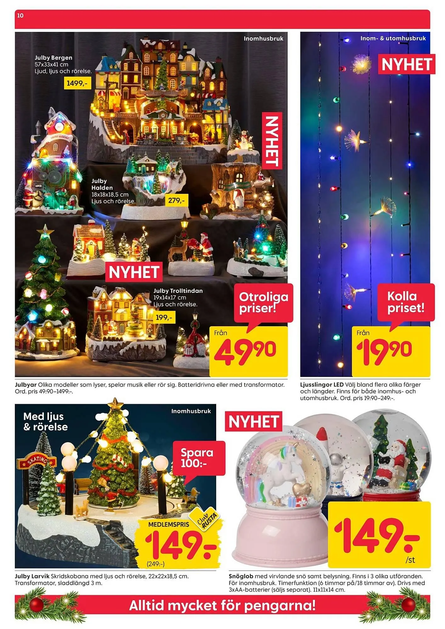 Rusta reklamblad från 6 november till 12 november 2023 - Reklamblad sidor 10