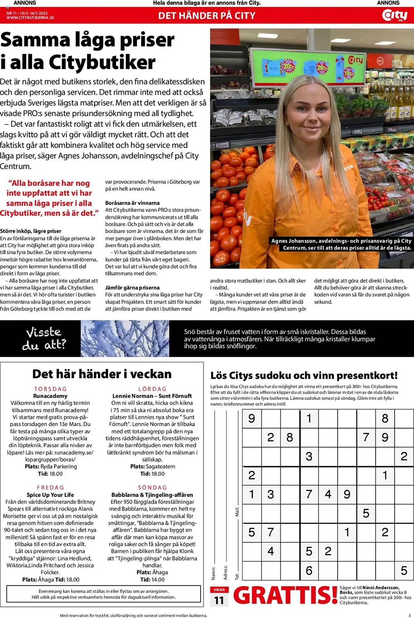 ICA Kvantum reklamblad från 10 mars till 16 mars 2025 - Reklamblad sidor 3