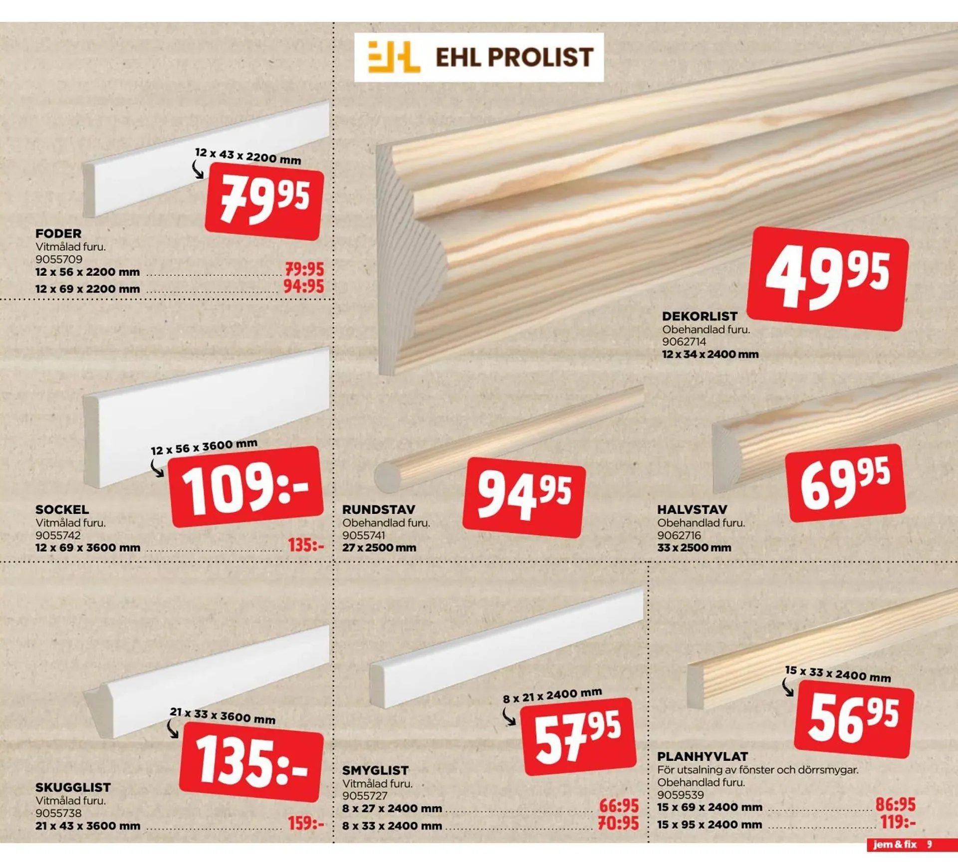 Jem&Fix reklamblad från 29 december till 19 januari 2026 - Reklamblad sidor 9