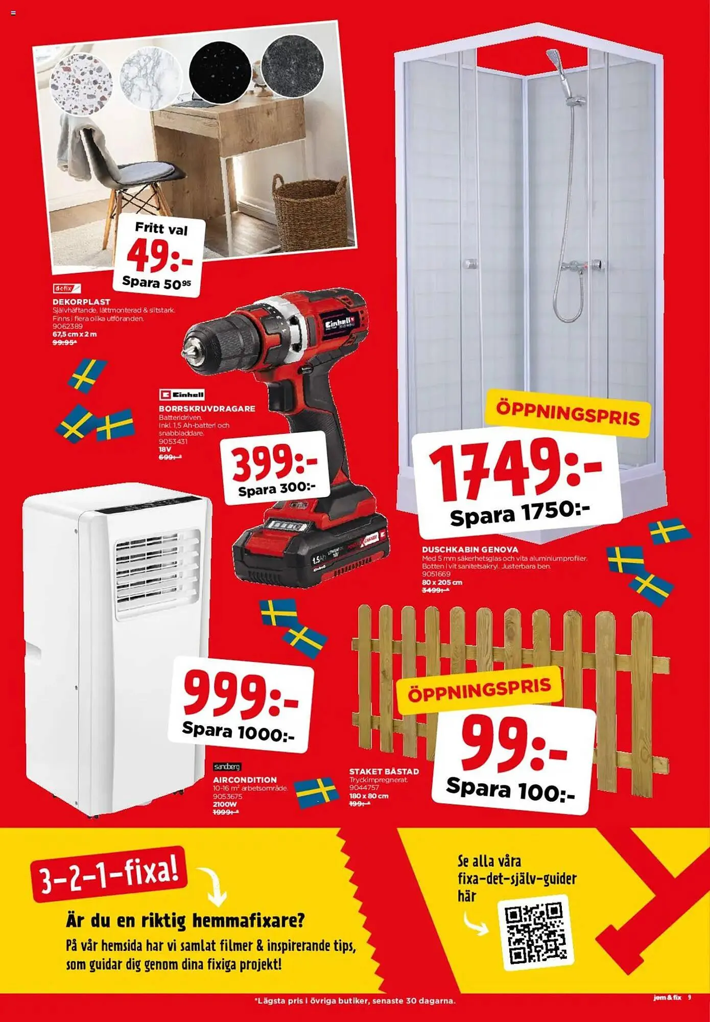 Jem&Fix reklamblad från 25 mars till 30 mars 2025 - Reklamblad sidor 9