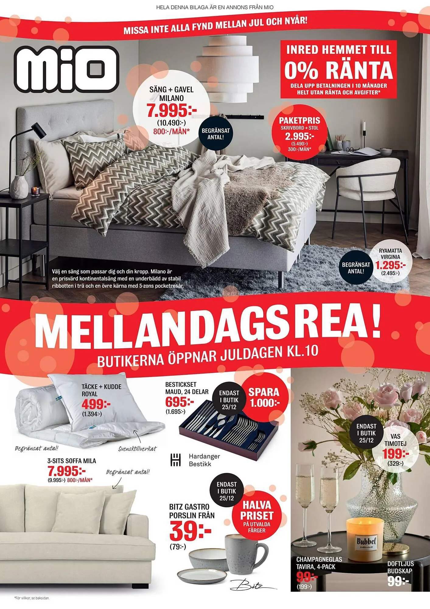 Mio reklamblad från 22 december till 31 december 2023 - Reklamblad sidor 