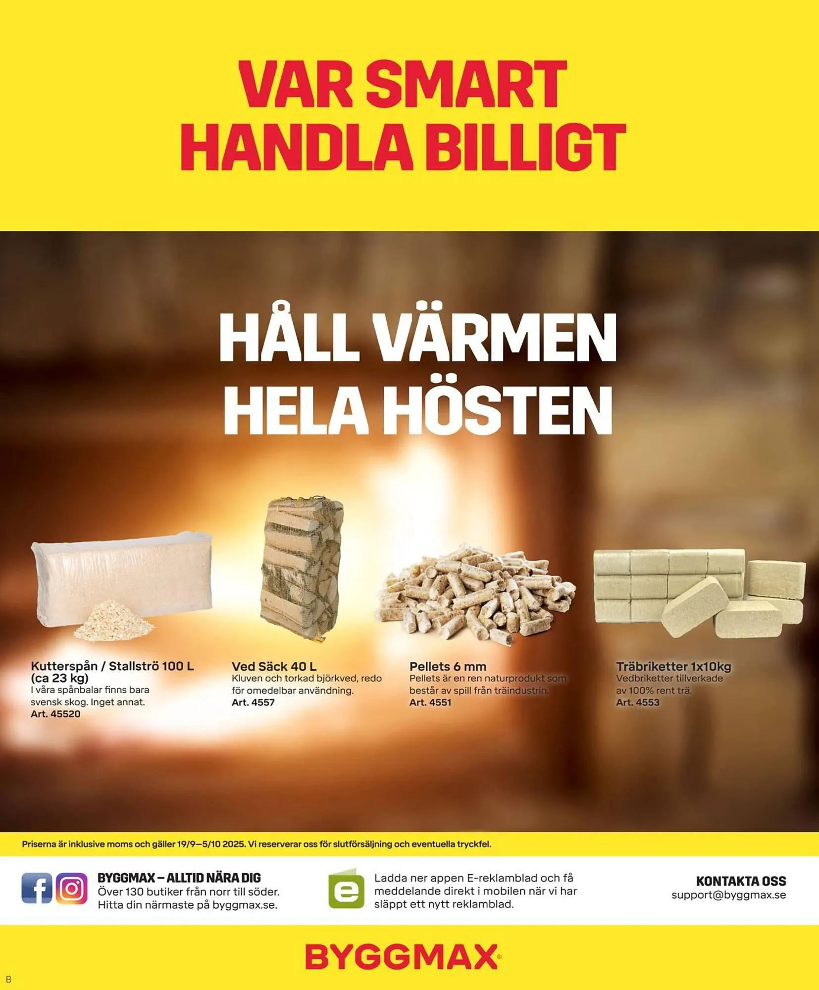 Byggmax reklamblad från 19 september till 5 oktober 2025 - Reklamblad sidor 10