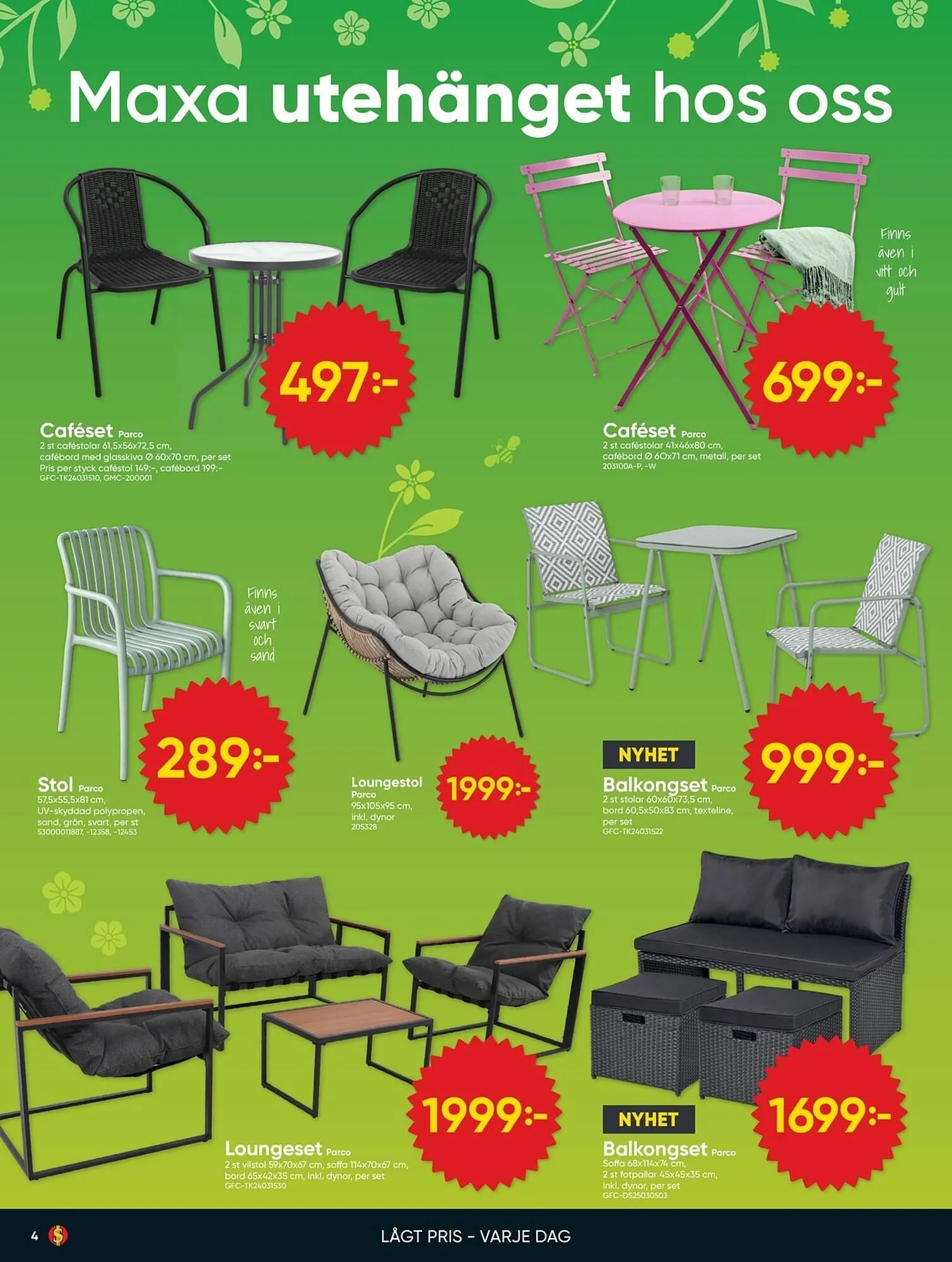 DollarStore annonsblad från 23 mars till 5 april 2026 - Reklamblad sidor 4