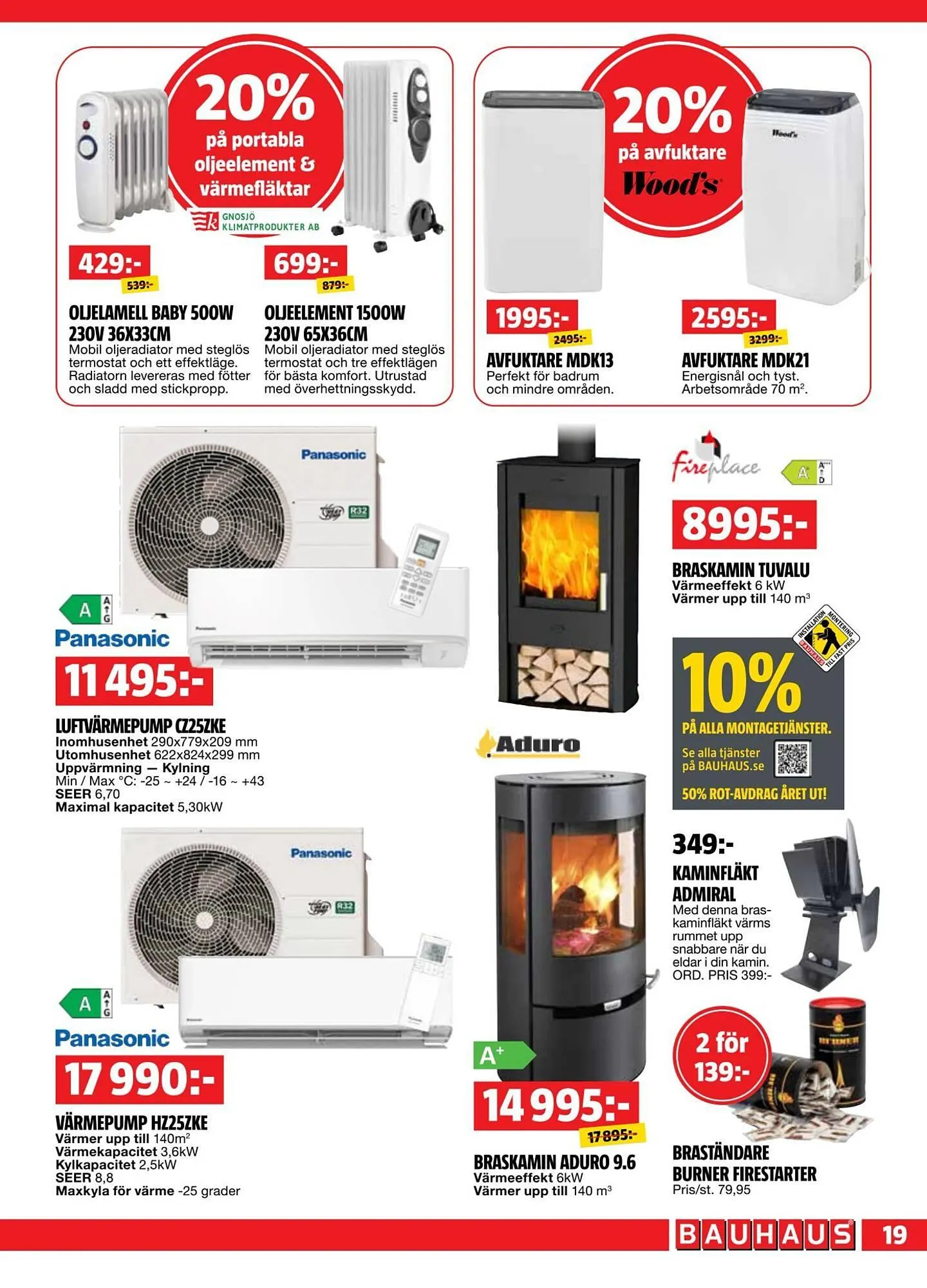Bauhaus reklamblad från 29 september till 12 oktober 2025 - Reklamblad sidor 19