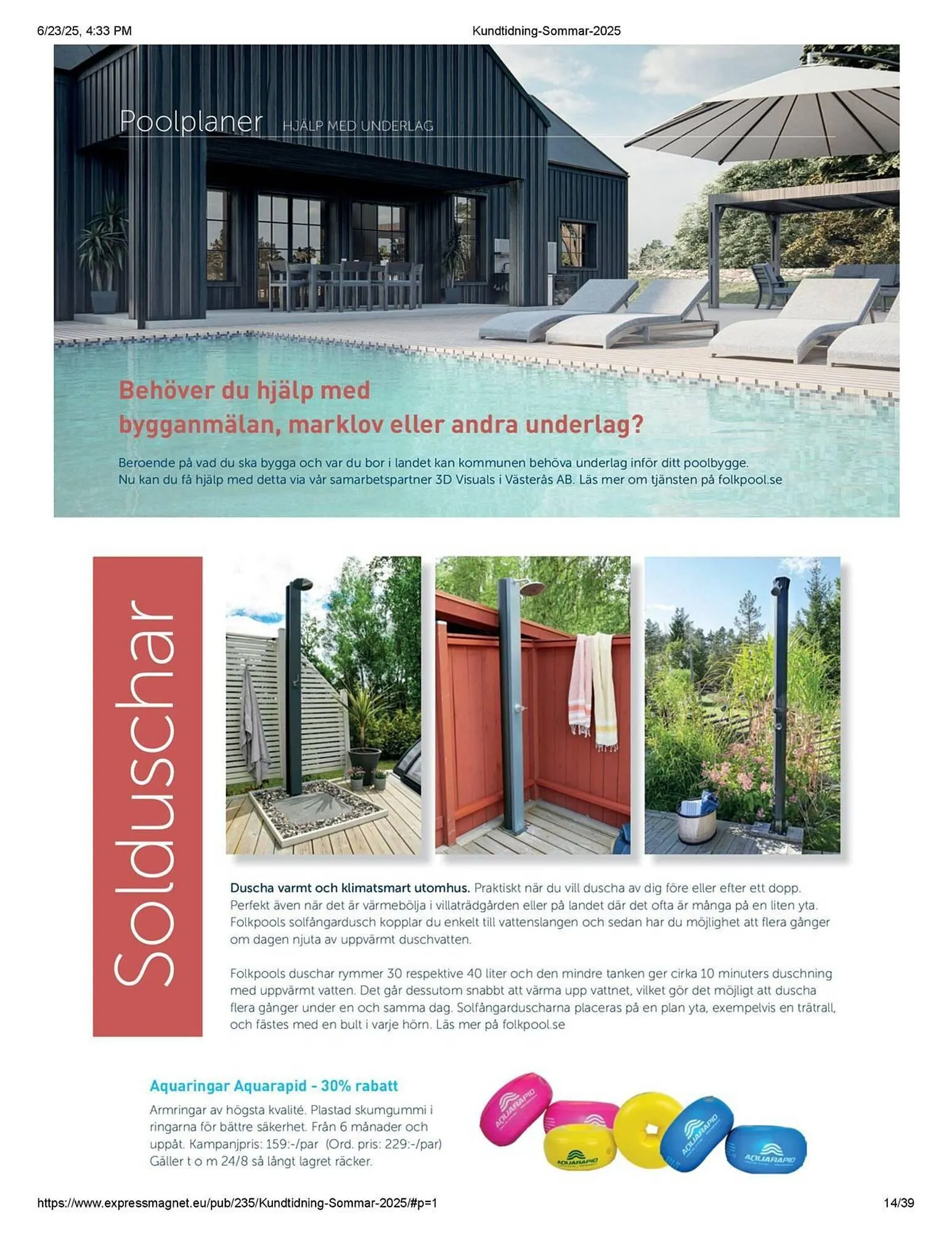 Folkpool reklamblad från 23 juni till 31 juli 2025 - Reklamblad sidor 14