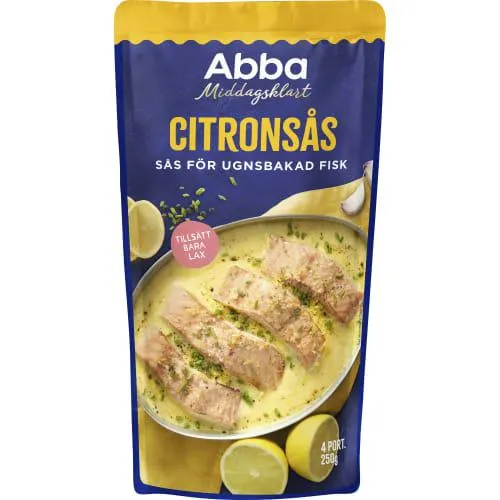 Citronsås För Ugnsbakad Lax 4 Port