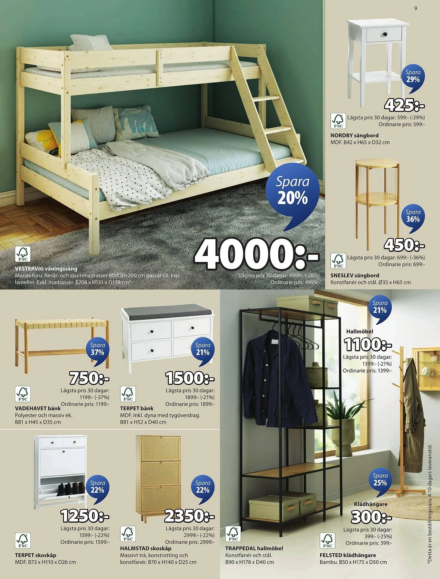 JYSK reklamblad från 25 augusti till 7 september 2025 - Reklamblad sidor 9