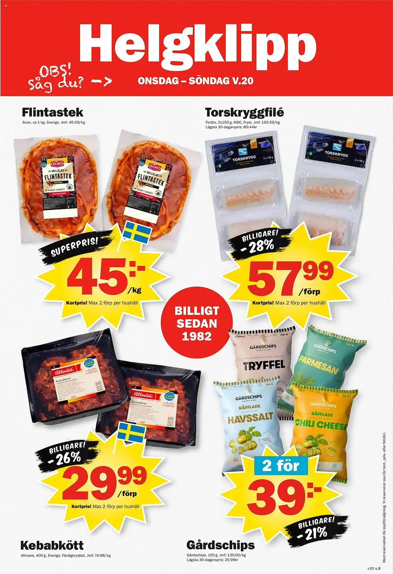 Pekås reklamblad från 11 maj till 17 maj 2026 - Reklamblad sidor 8