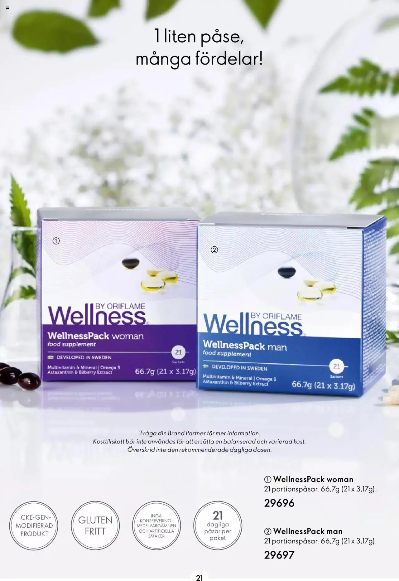 Oriflame - Wellness Catalogue från 1 mars till 31 december 2023 - Reklamblad sidor 21