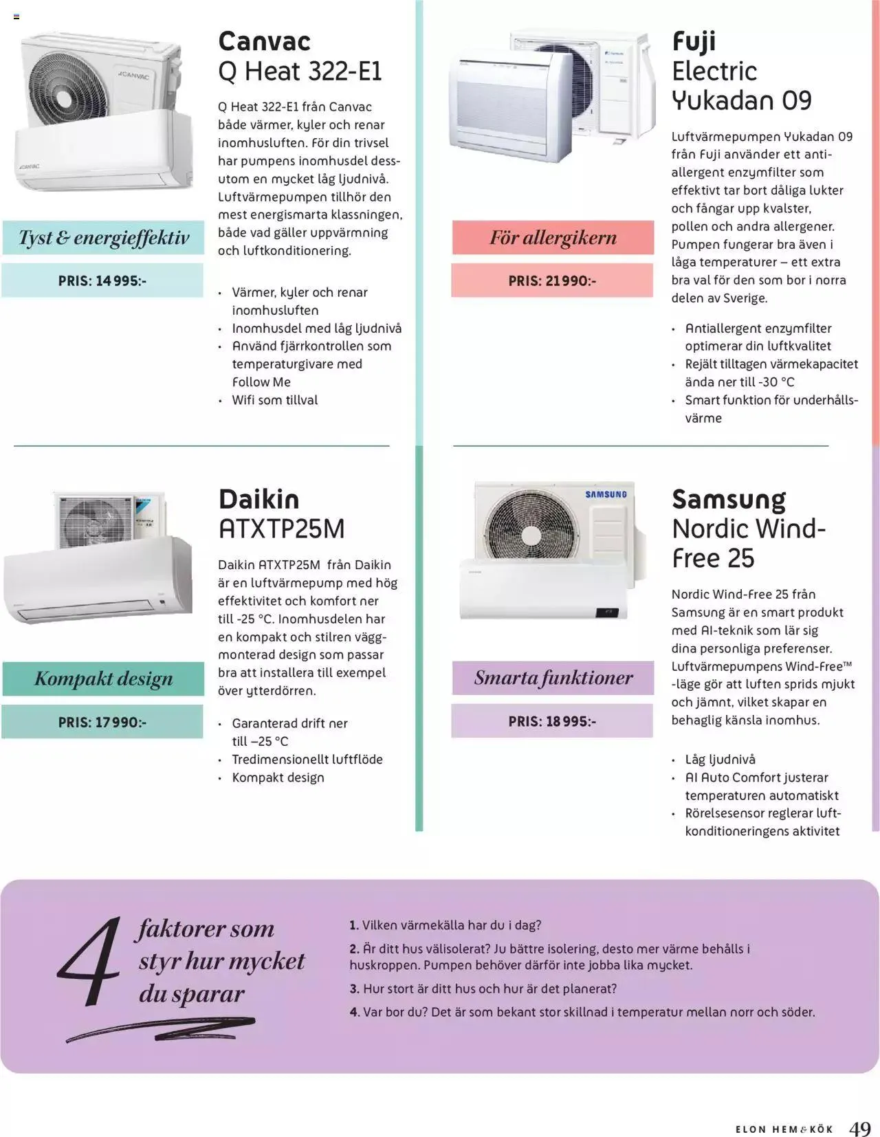 Elon - Katalog Hem & Kök nr. 3/2023 från 11 september till 31 december 2023 - Reklamblad sidor 49