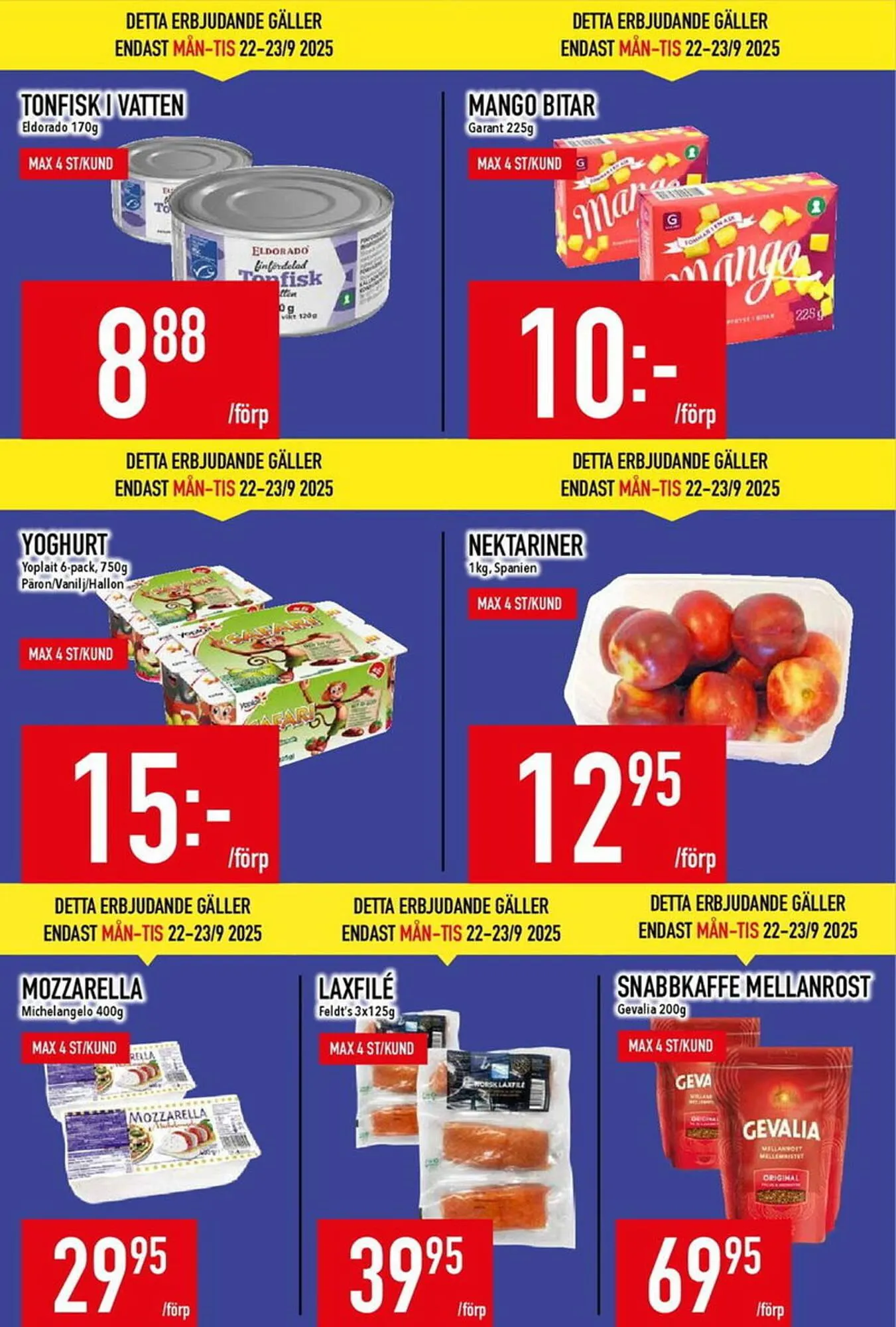 Matdax reklamblad från 22 september till 28 september 2025 - Reklamblad sidor 2