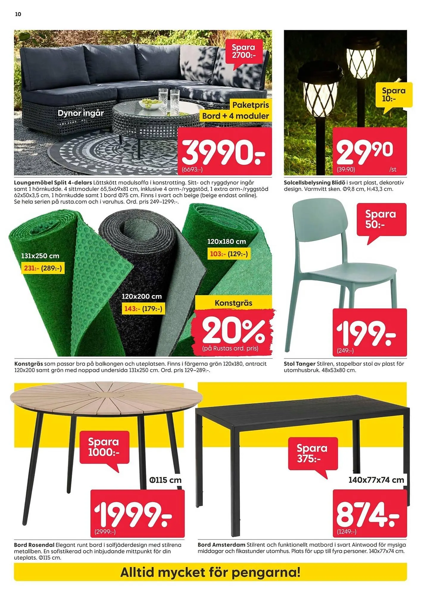 Rusta reklamblad från 30 mars till 6 april 2026 - Reklamblad sidor 10