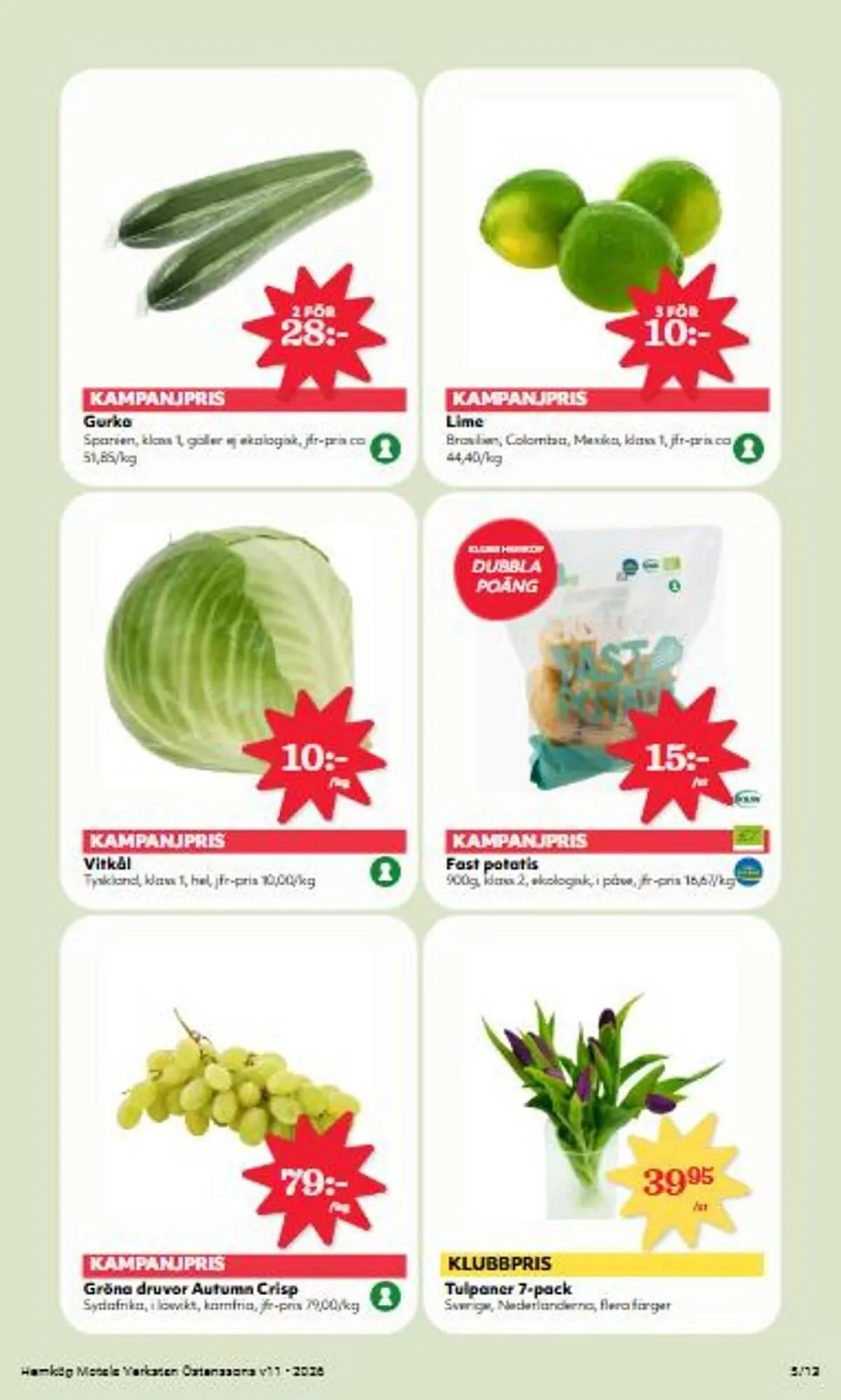 Hemköp reklamblad från 9 mars till 15 mars 2026 - Reklamblad sidor 5