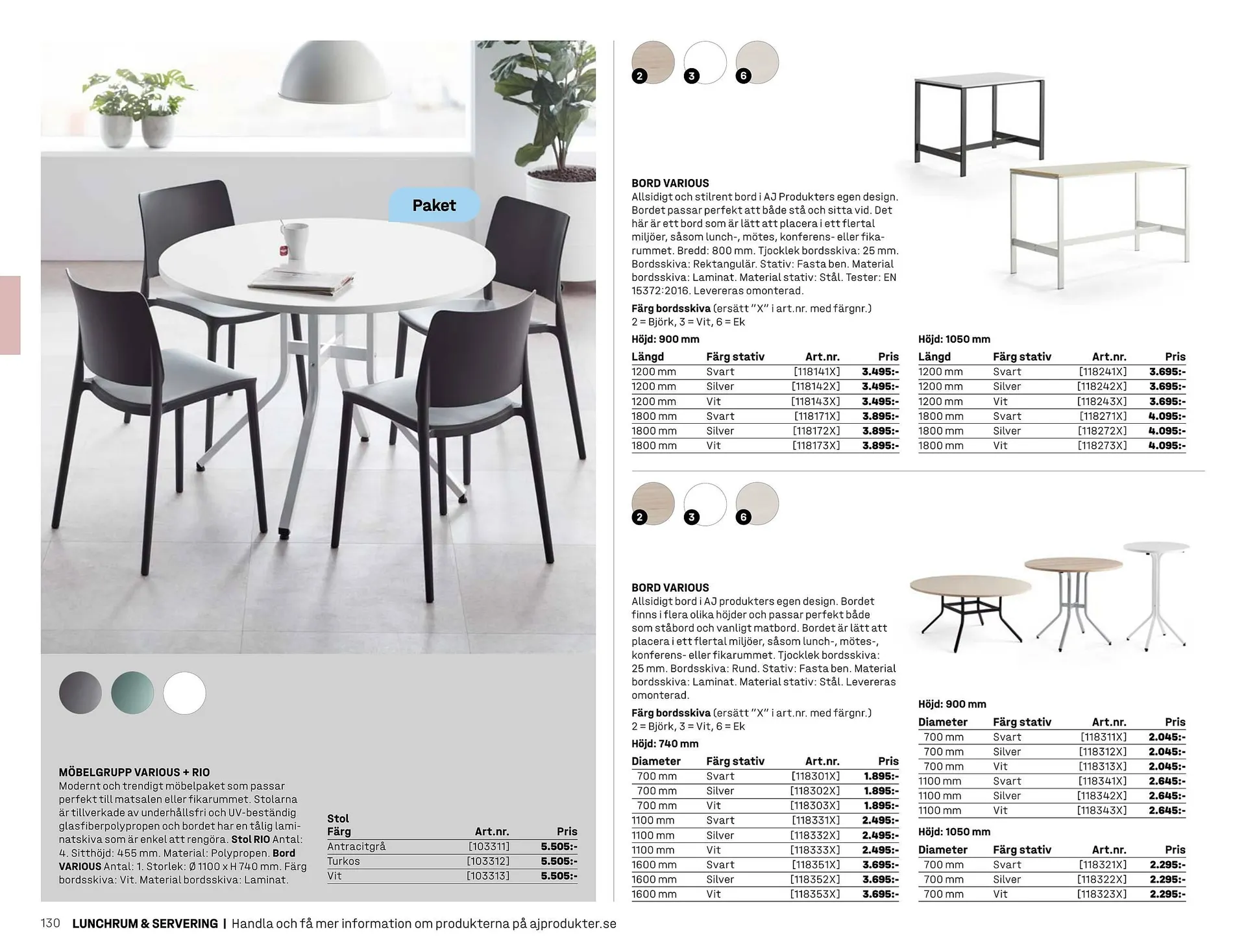 AJ Produkter reklamblad från 1 januari till 31 december 2025 - Reklamblad sidor 130