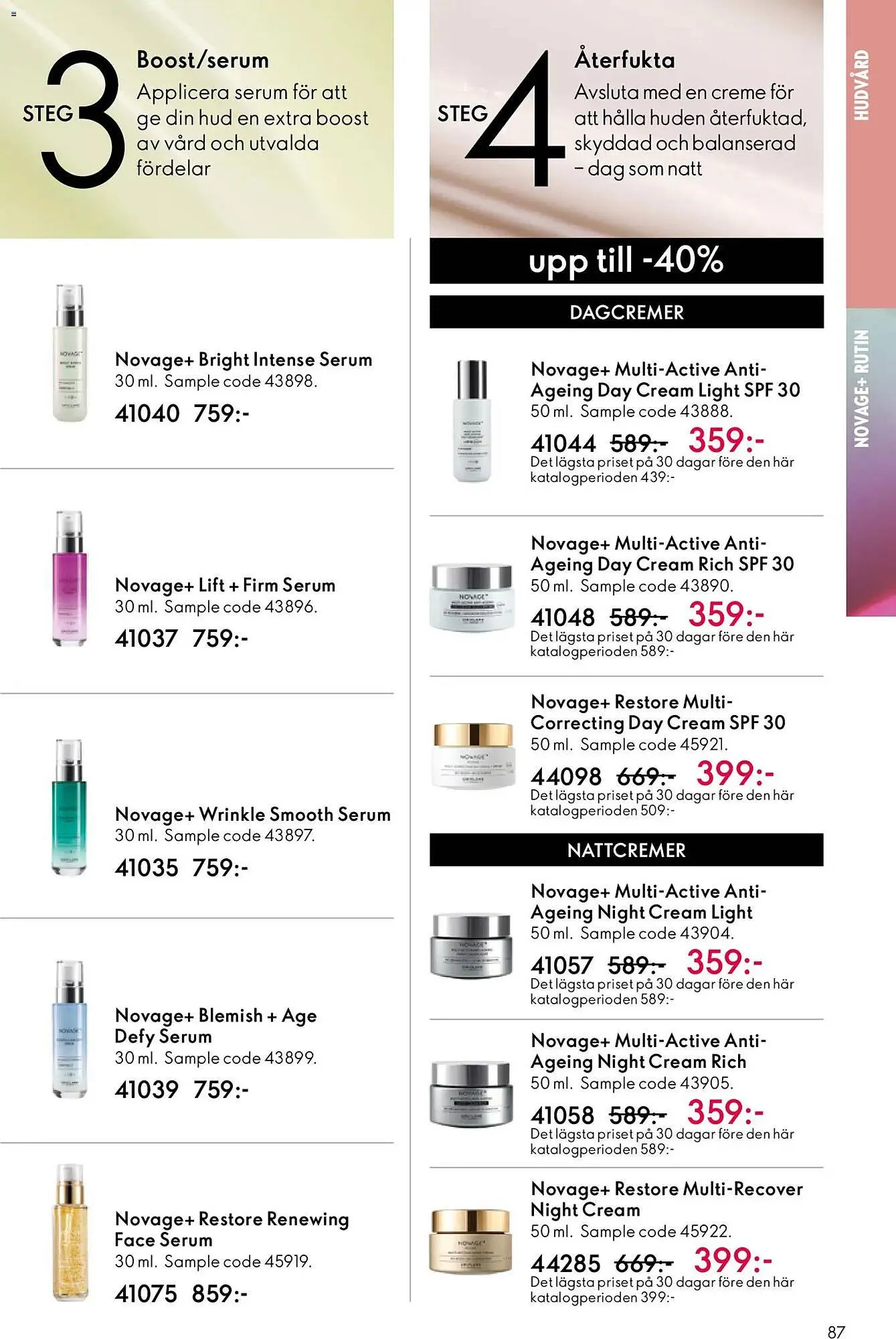 Oriflame reklamblad från 22 april till 12 maj 2026 - Reklamblad sidor 87