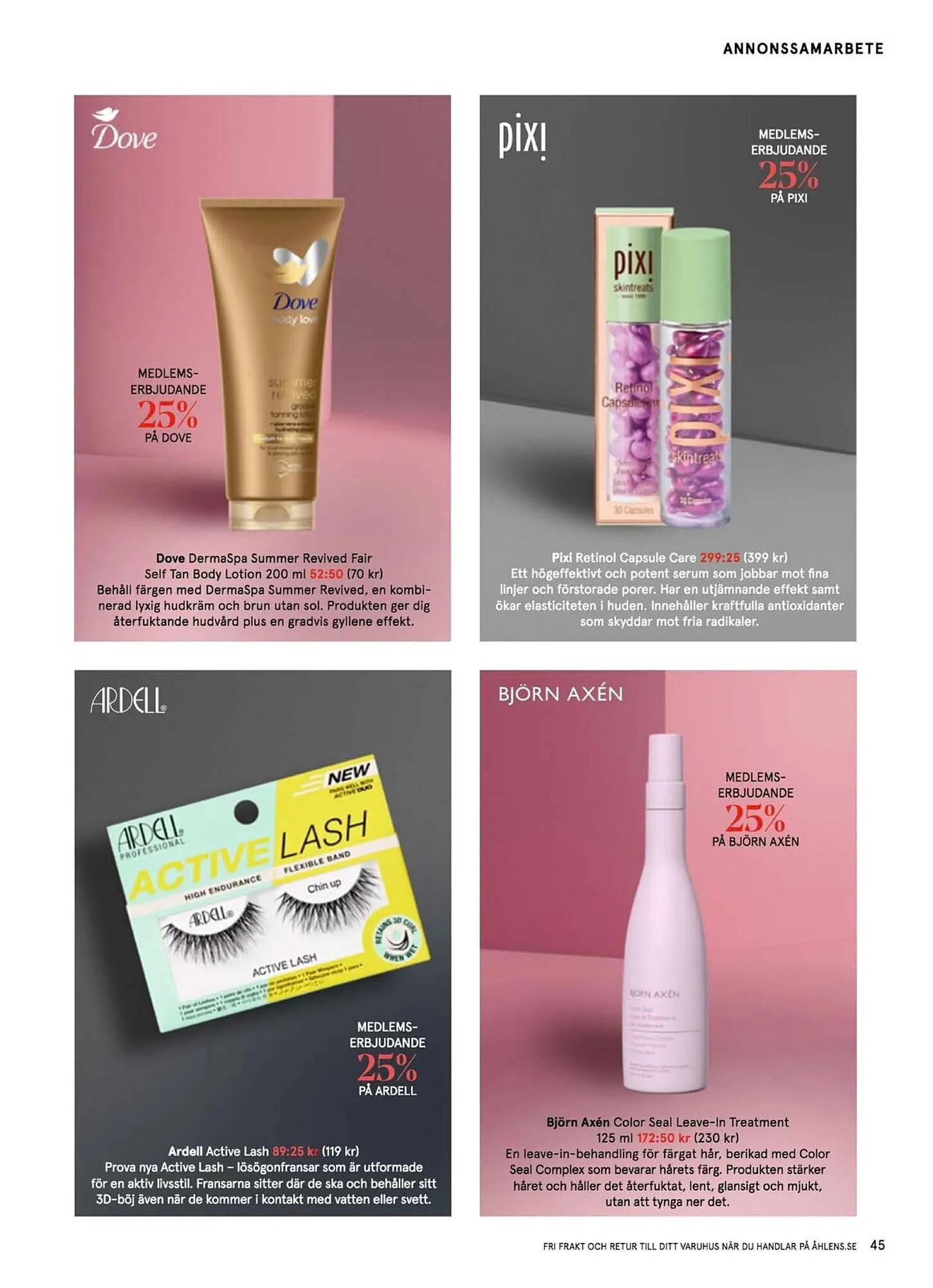Åhléns reklamblad från 4 oktober till 24 oktober 2023 - Reklamblad sidor 45
