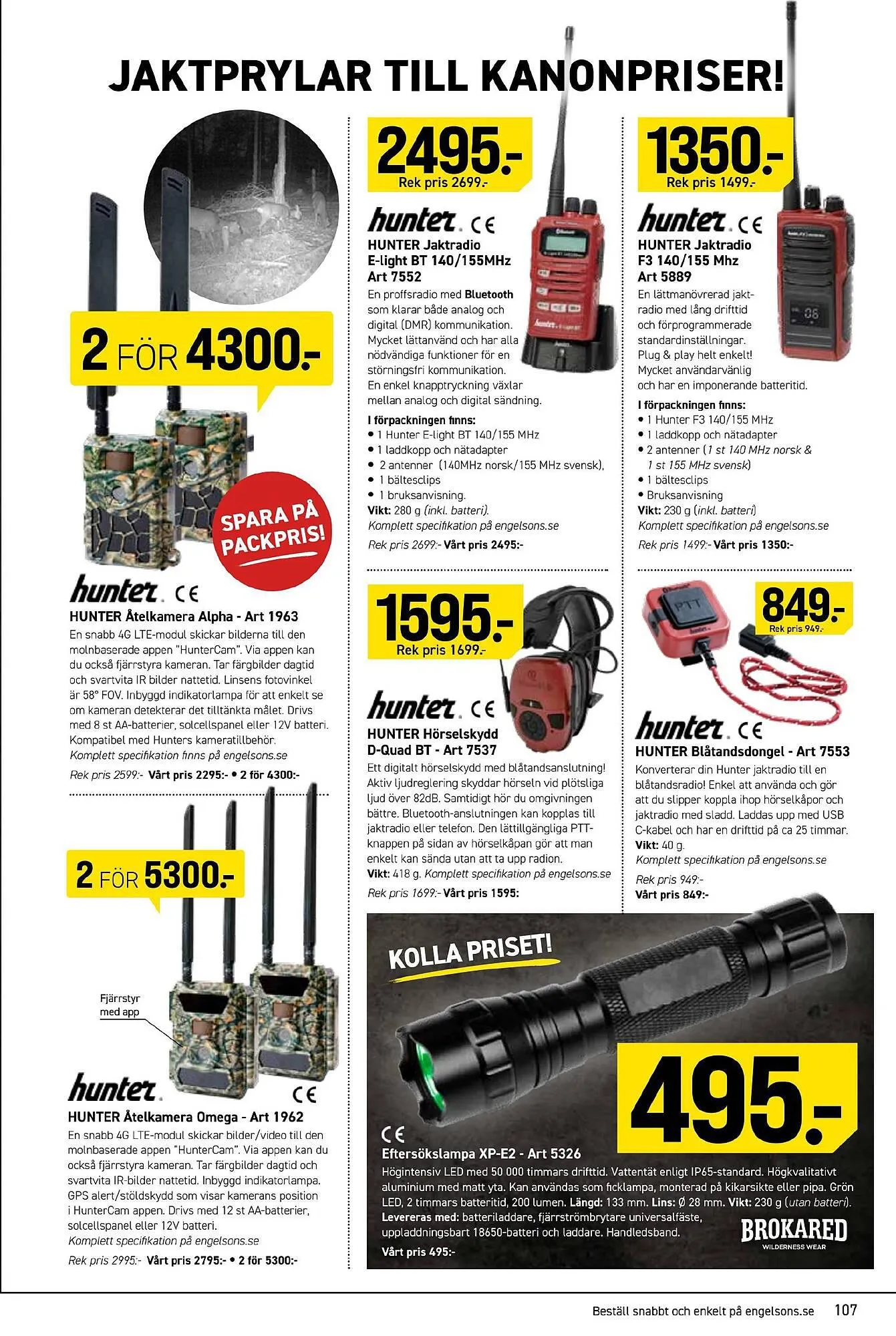 Engelsons reklamblad från 23 oktober till 30 november 2023 - Reklamblad sidor 107