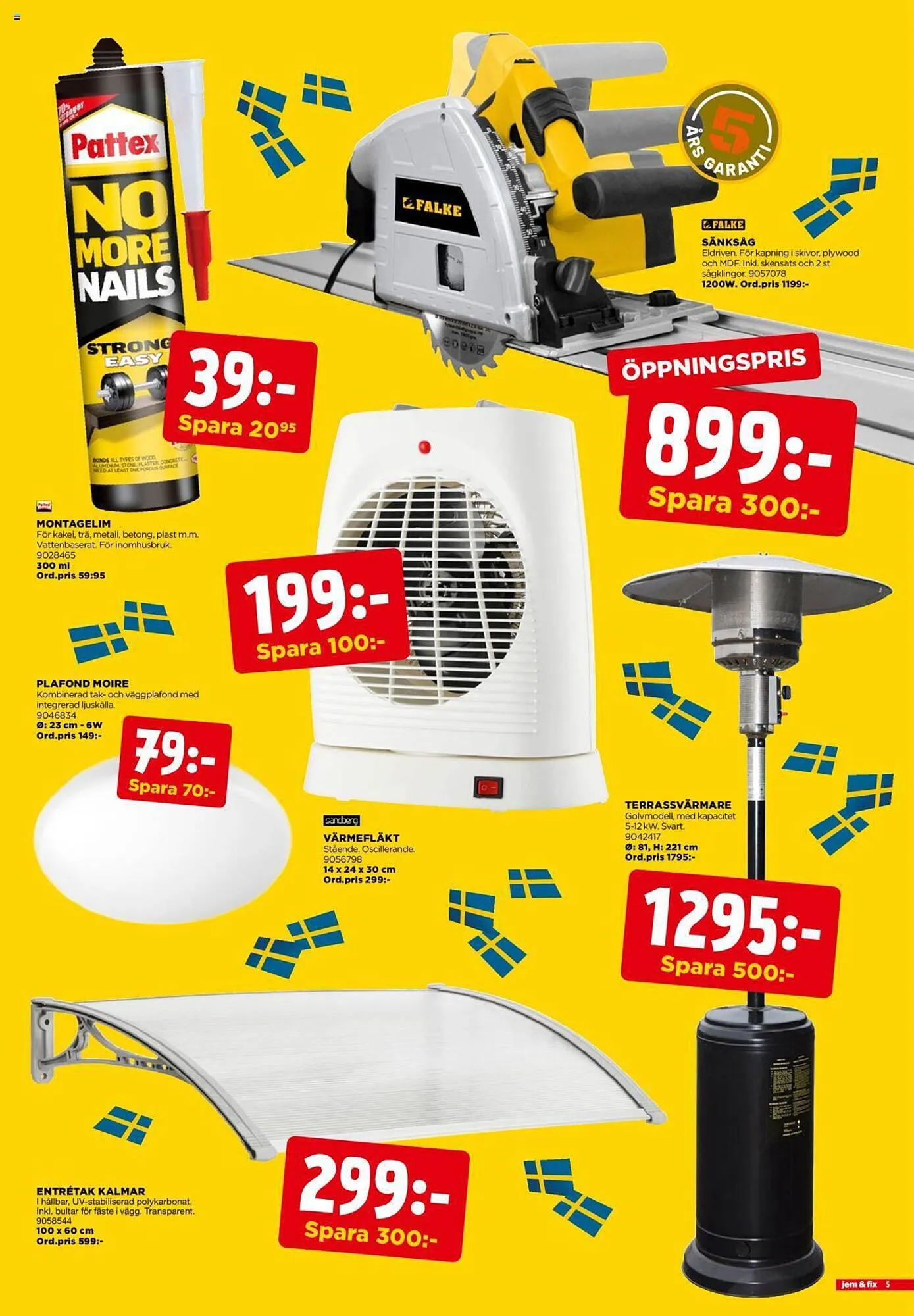Jem&Fix reklamblad från 28 september till 1 oktober 2023 - Reklamblad sidor 5