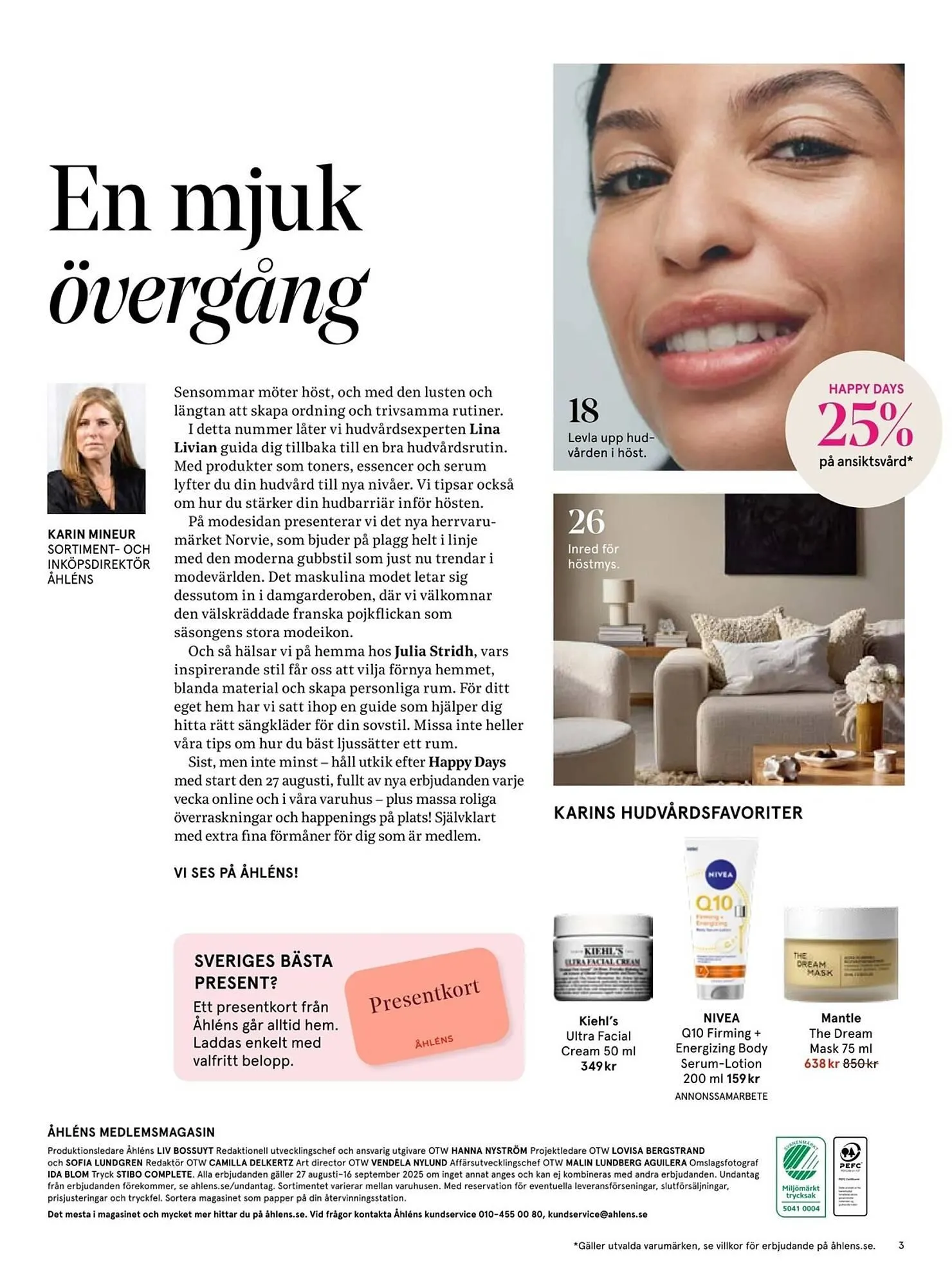 Åhléns reklamblad från 27 augusti till 16 september 2025 - Reklamblad sidor 3