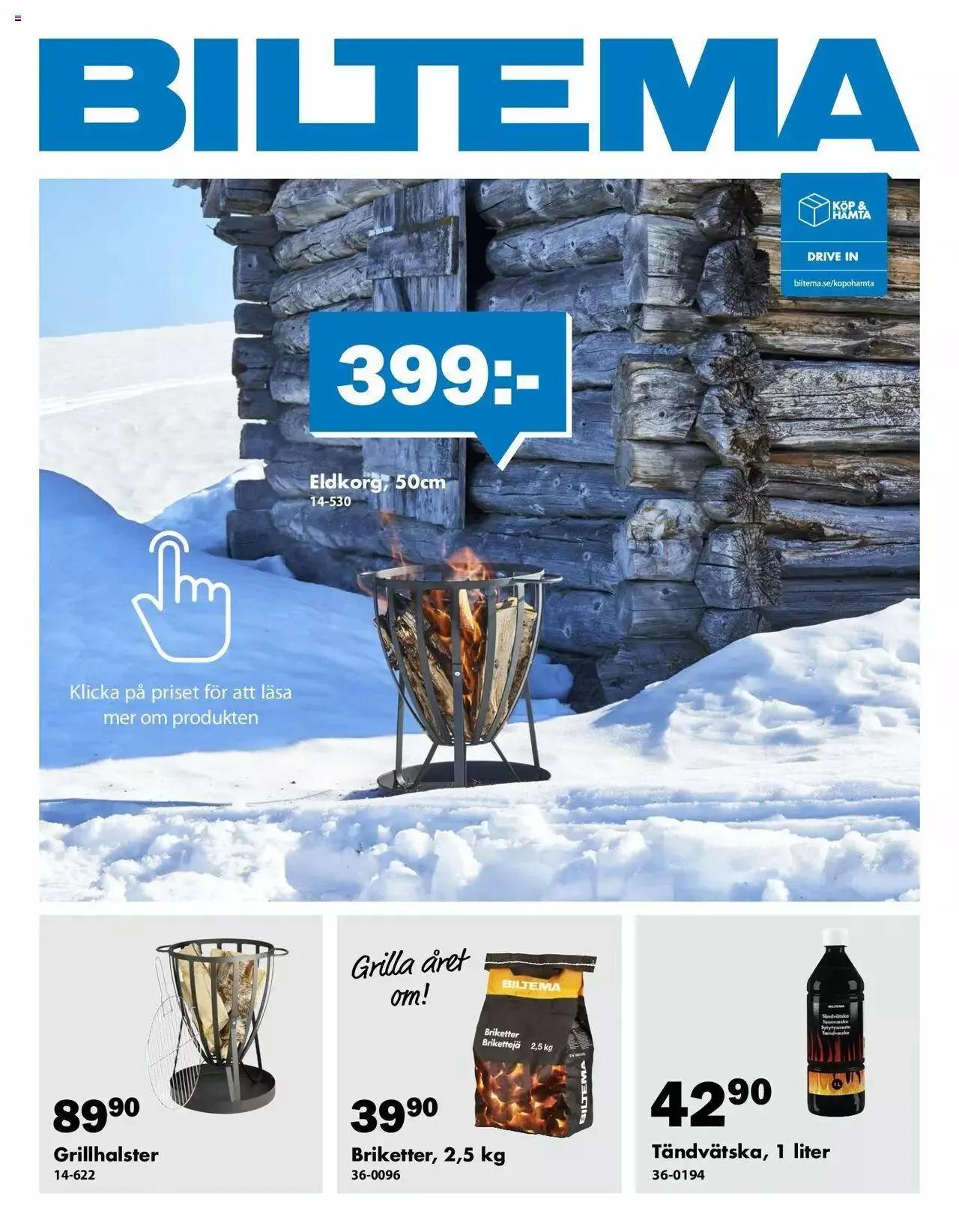 Biltema - erbjudanden från 26 januari till 24 februari 2024 - Reklamblad sidor 