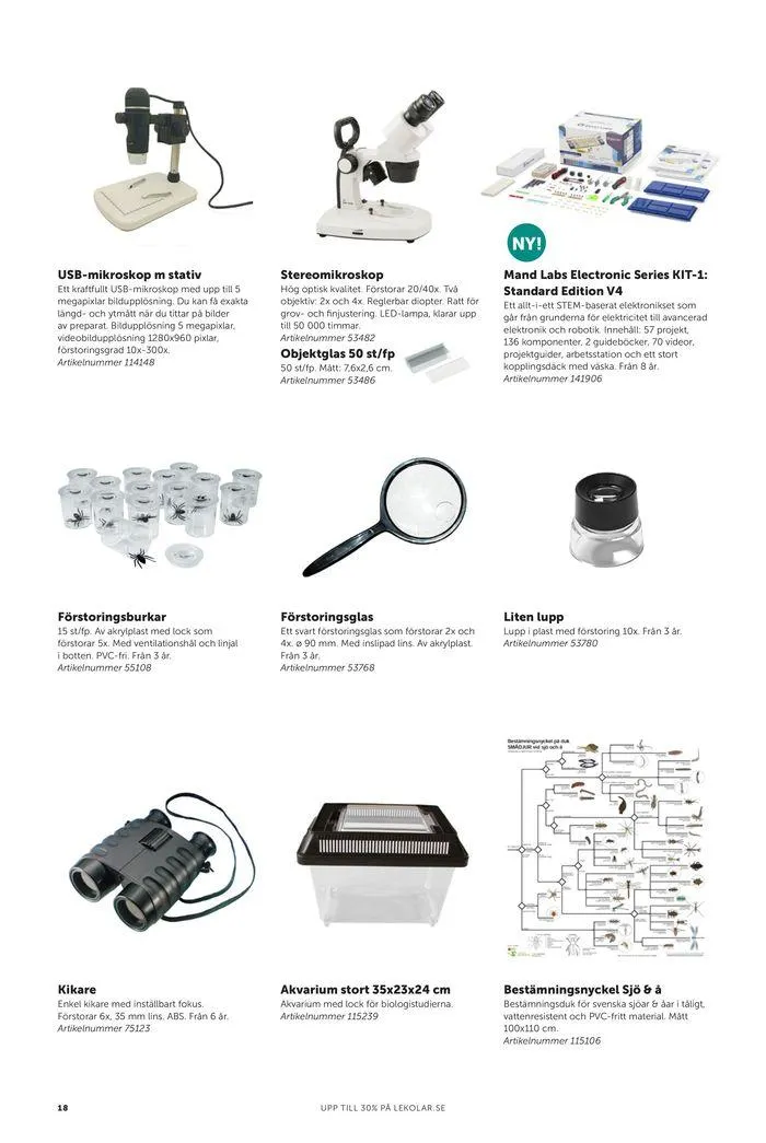 Nyheter och favoriter skola och fritidshem 2024 från 23 februari till 31 december 2024 - Reklamblad sidor 18