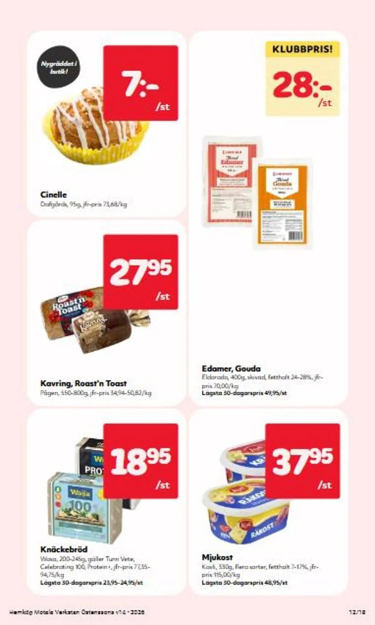 Hemköp reklamblad från 30 mars till 5 april 2026 - Reklamblad sidor 12