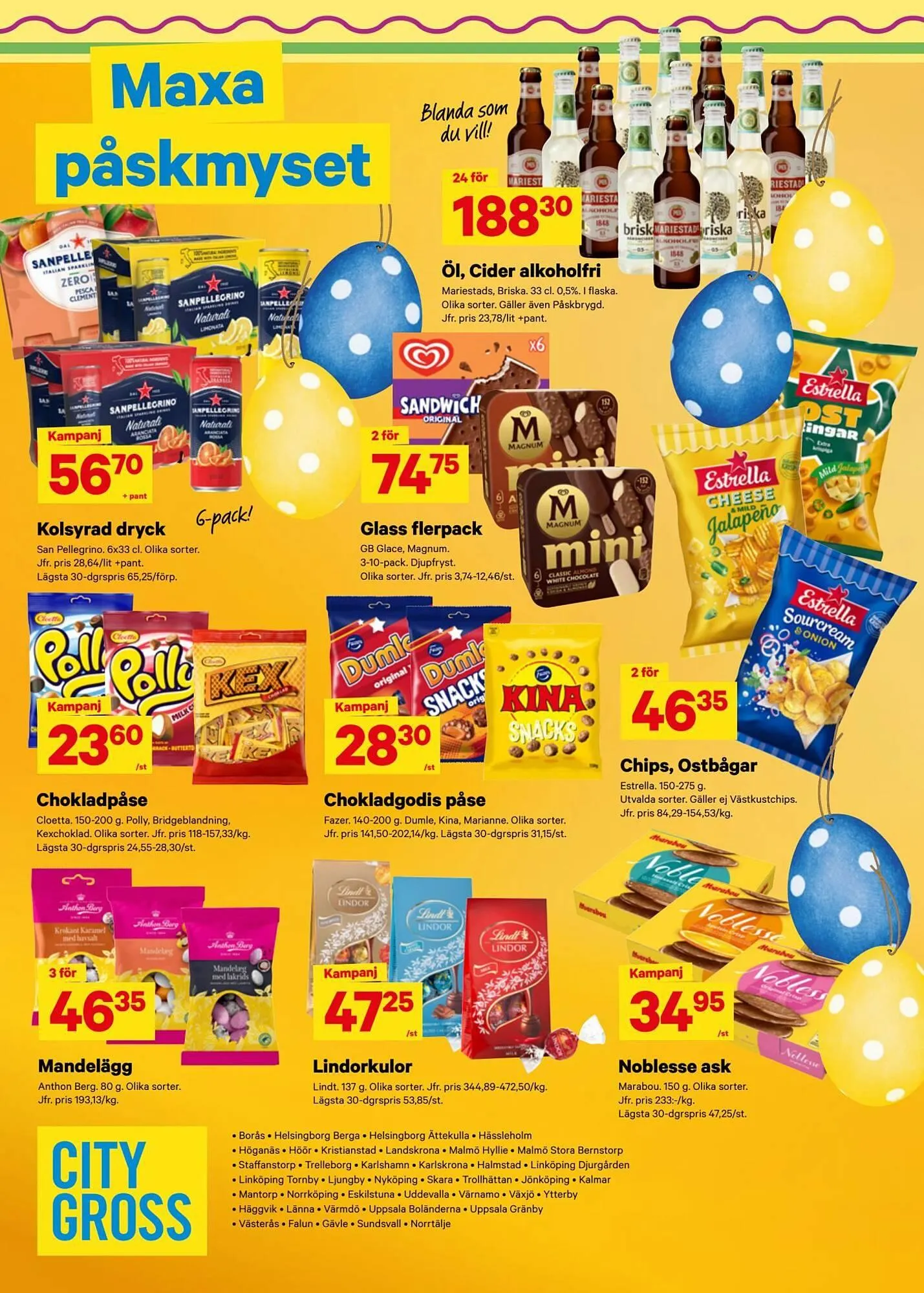 City Gross reklamblad från 30 mars till 7 april 2026 - Reklamblad sidor 16