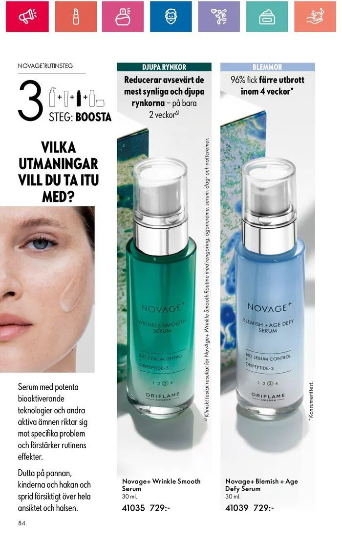 Oriflame reklamblad från 20 juni till 4 juli 2024 - Reklamblad sidor 84