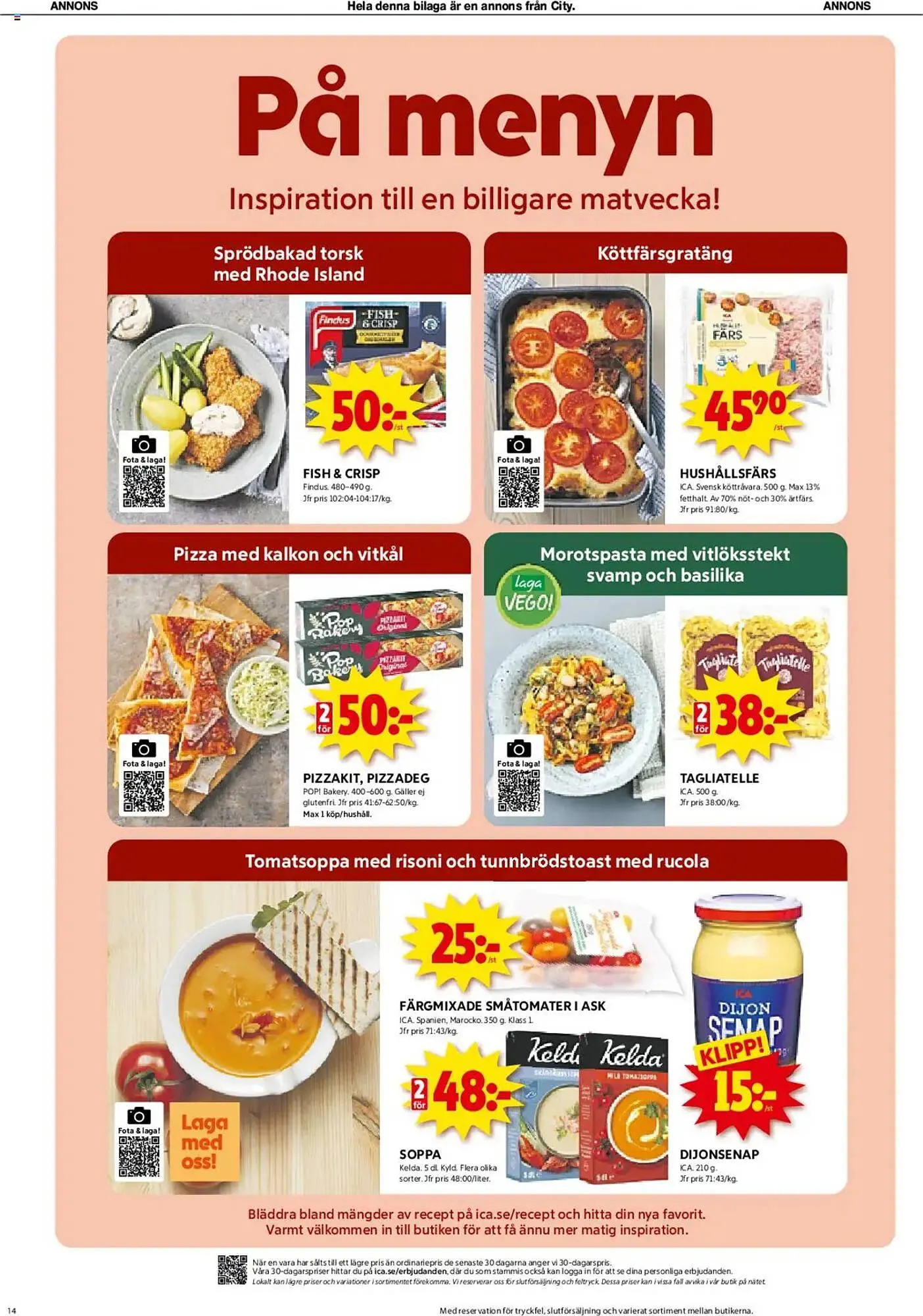 ICA Kvantum reklamblad från 31 mars till 6 april 2025 - Reklamblad sidor 14