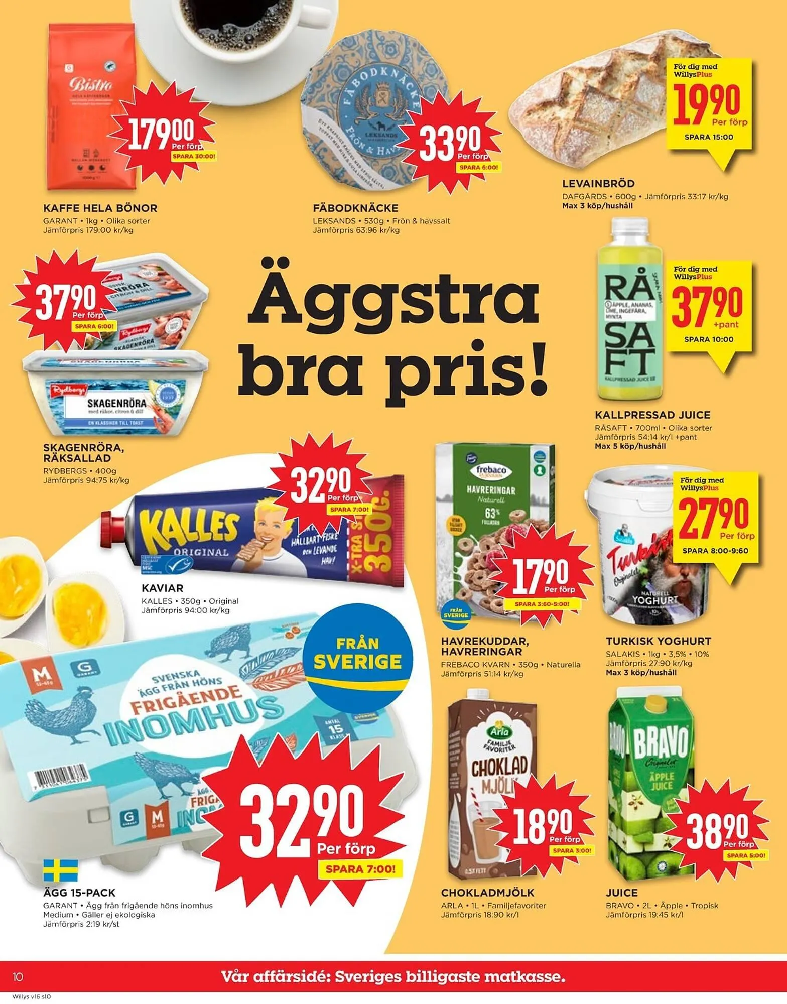 Willys reklamblad från 14 april till 20 april 2025 - Reklamblad sidor 10
