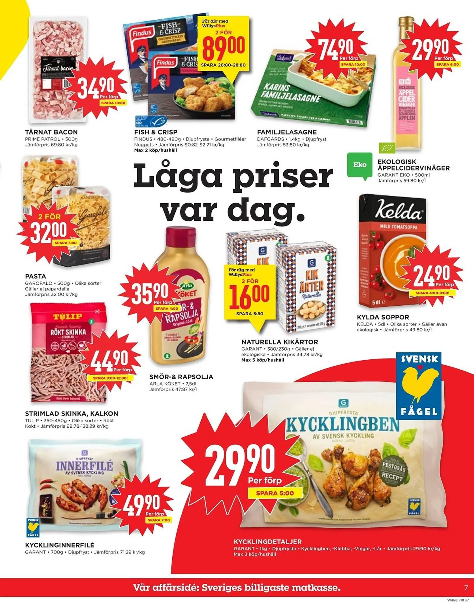 Willys reklamblad från 28 april till 4 maj 2025 - Reklamblad sidor 7