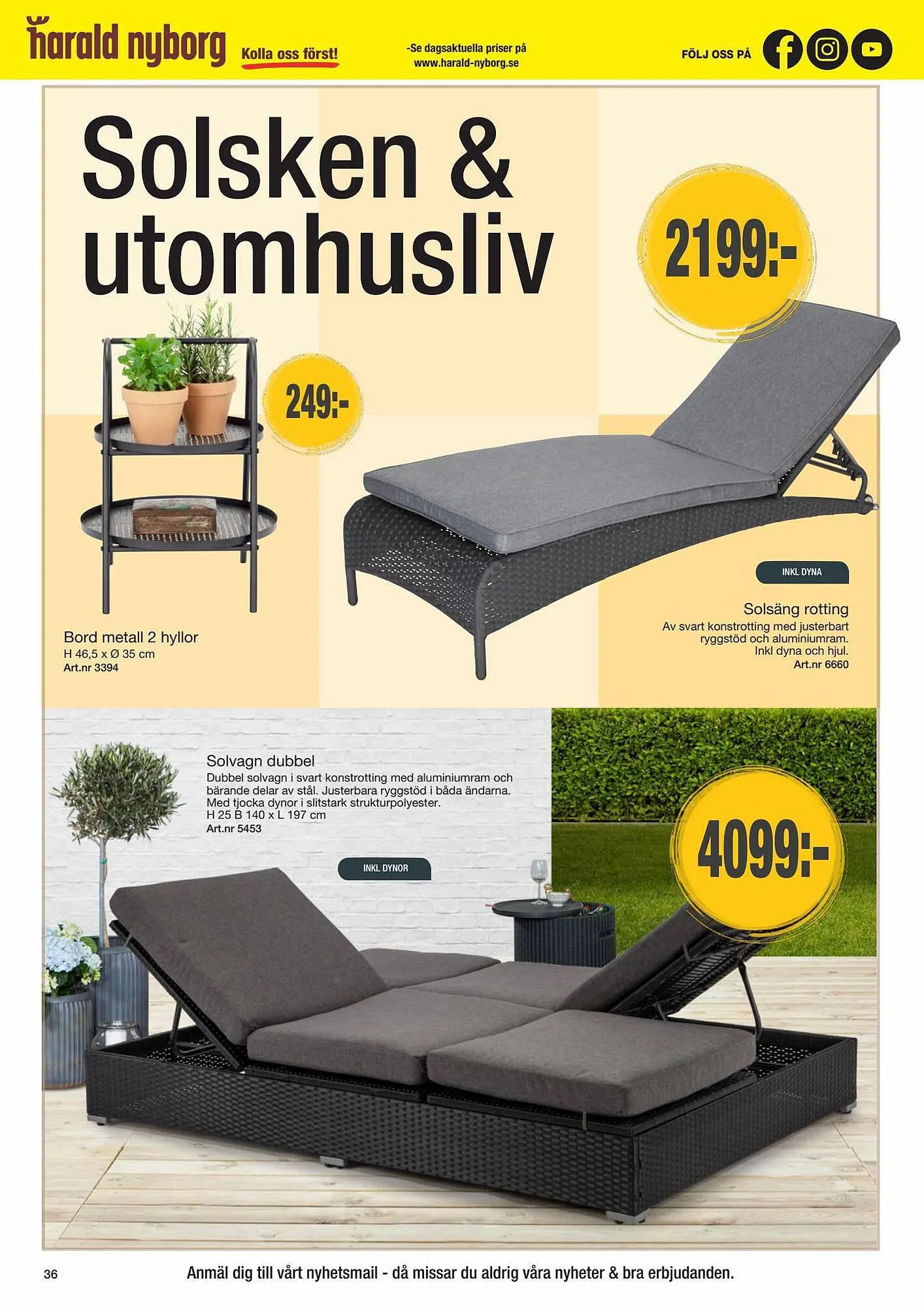 Harald Nyborg reklamblad från 11 juni till 31 oktober 2023 - Reklamblad sidor 36