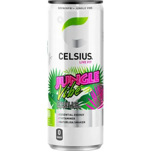 Jungle Vibe Energidryck, Burk