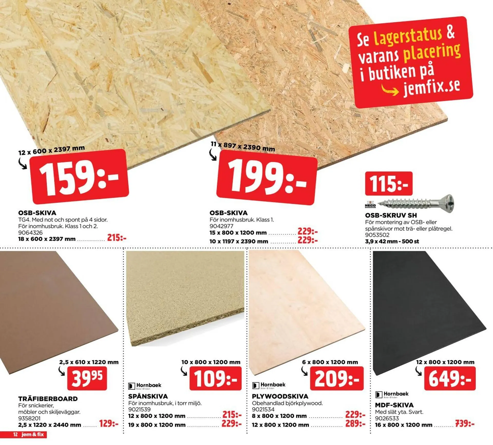 Jem&Fix reklamblad från 29 december till 19 januari 2026 - Reklamblad sidor 12