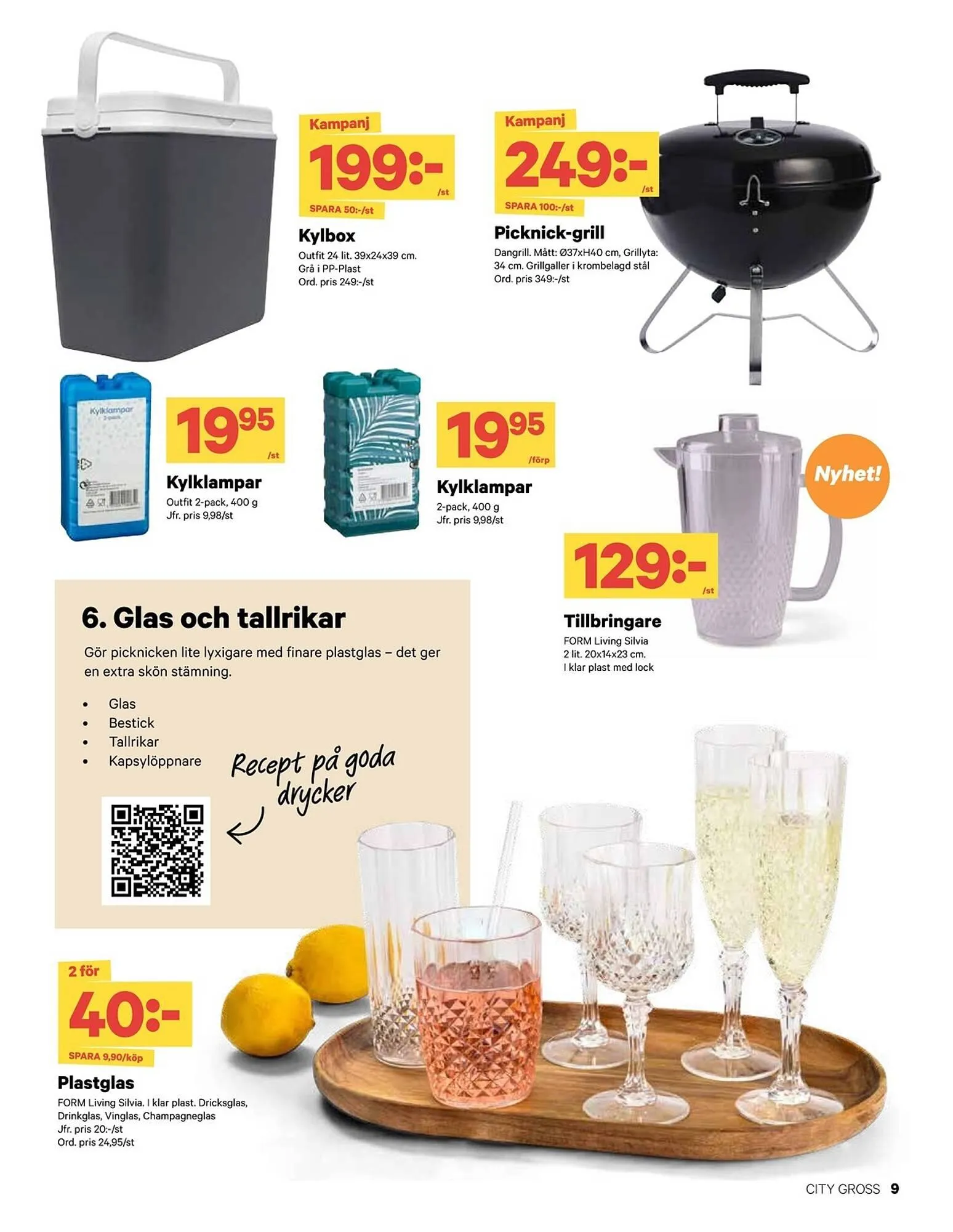 City Gross reklamblad från 22 april till 18 maj 2025 - Reklamblad sidor 9