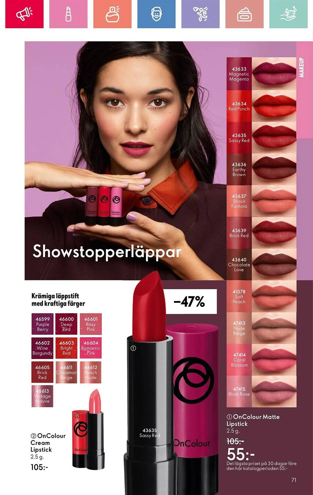 Oriflame reklamblad från 24 augusti till 13 september 2025 - Reklamblad sidor 71